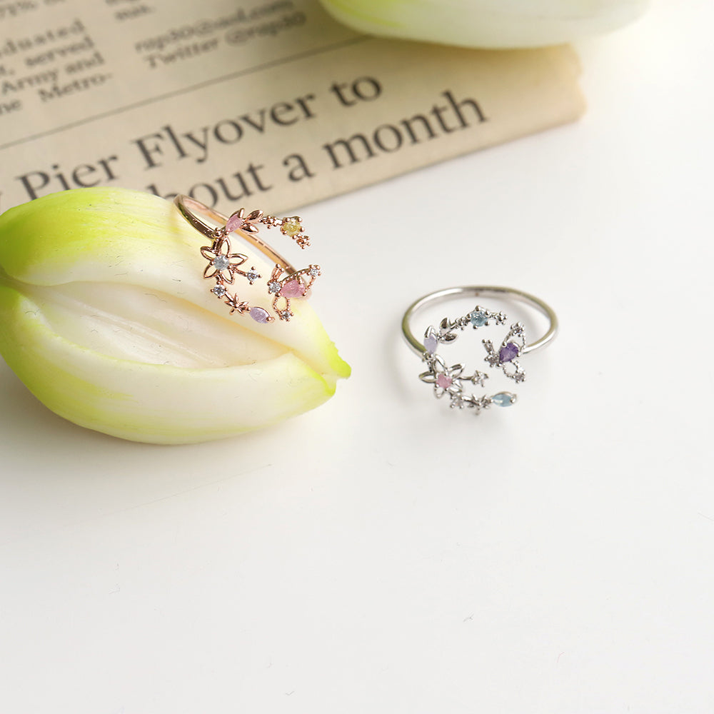 Lunar Blossom Ring