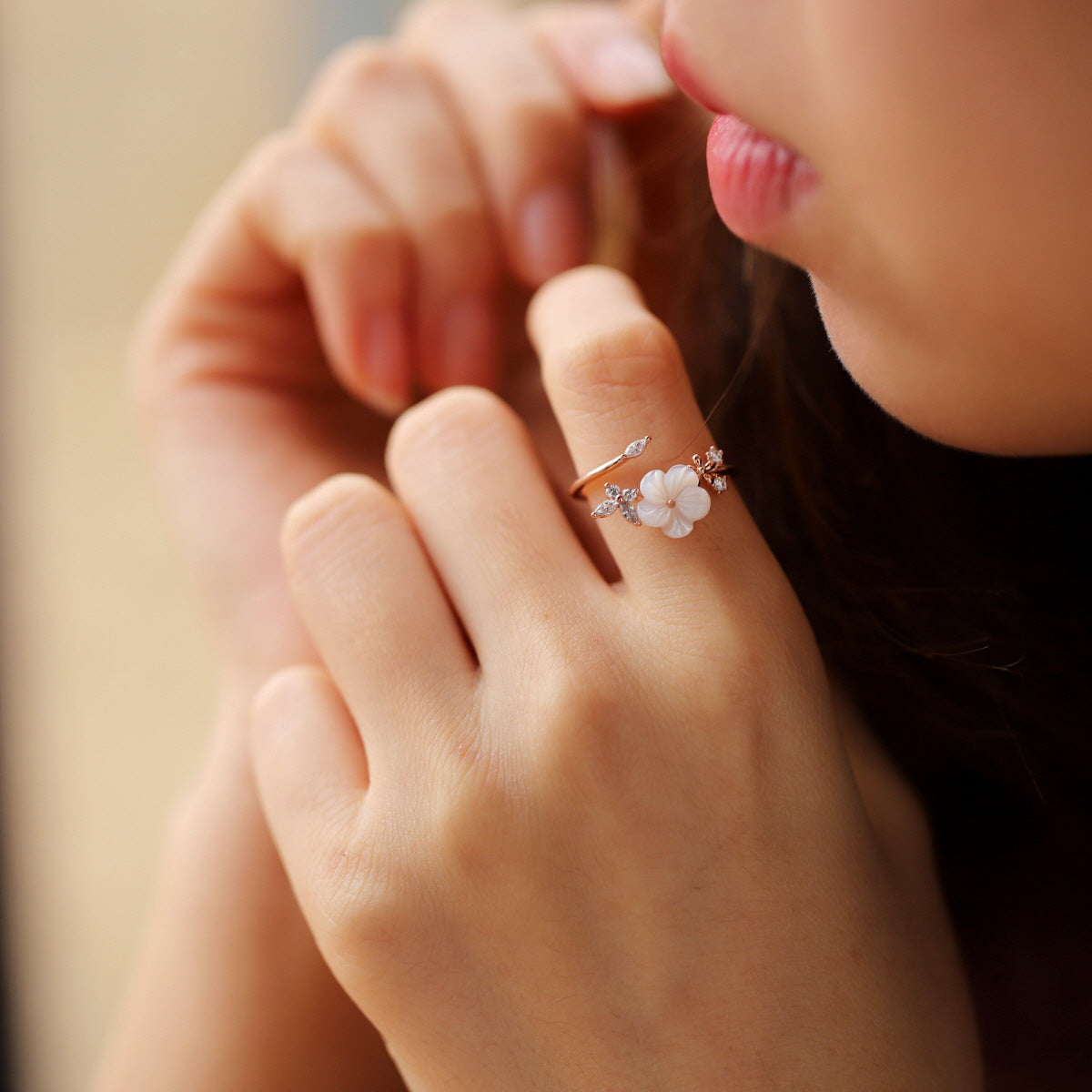 Pearl Blossom Ring - Mother Of Pearl