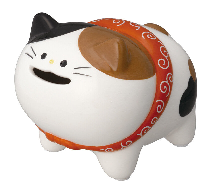 Hungry Piggy Bank Cat