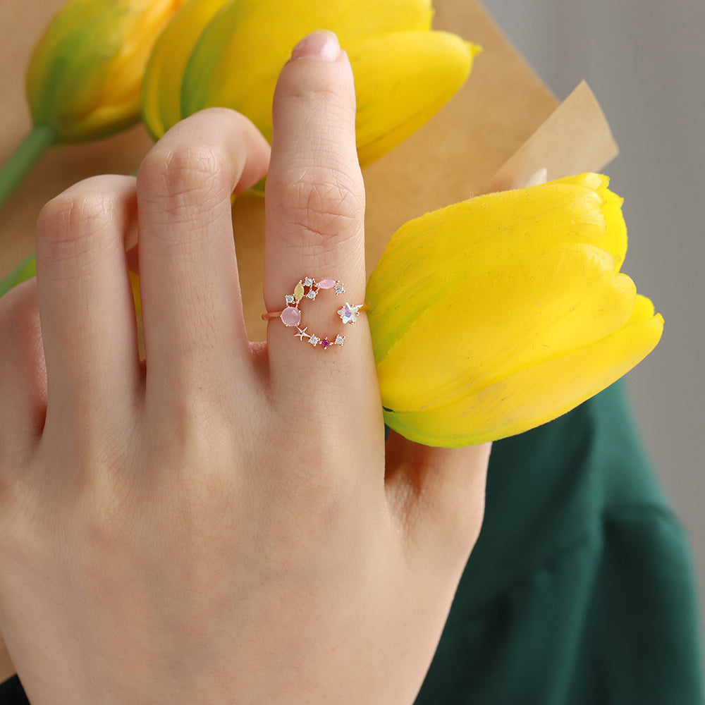 Luna Bloom Ring
