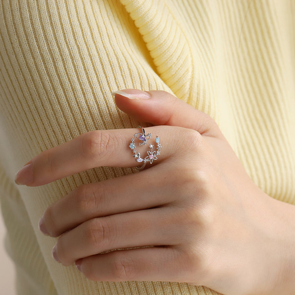 Lunar Blossom Ring