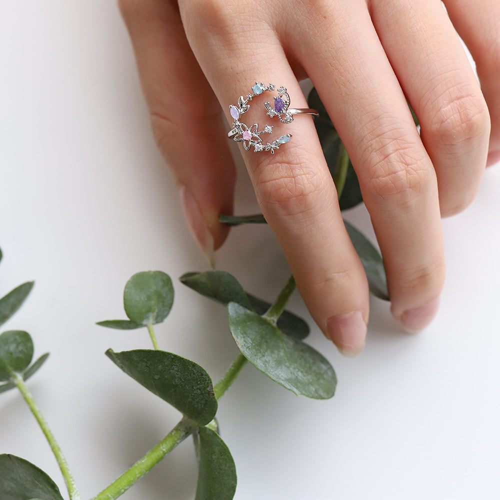 Lunar Blossom Ring
