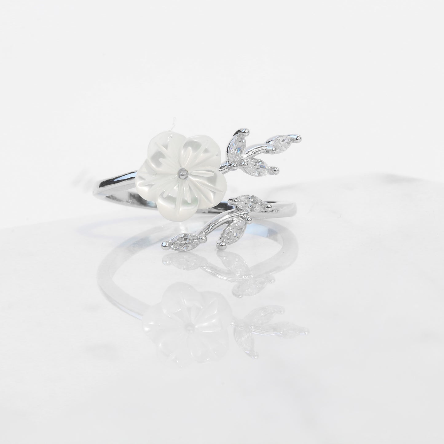 Blossom Whisper Ring - Mother Of Pearl