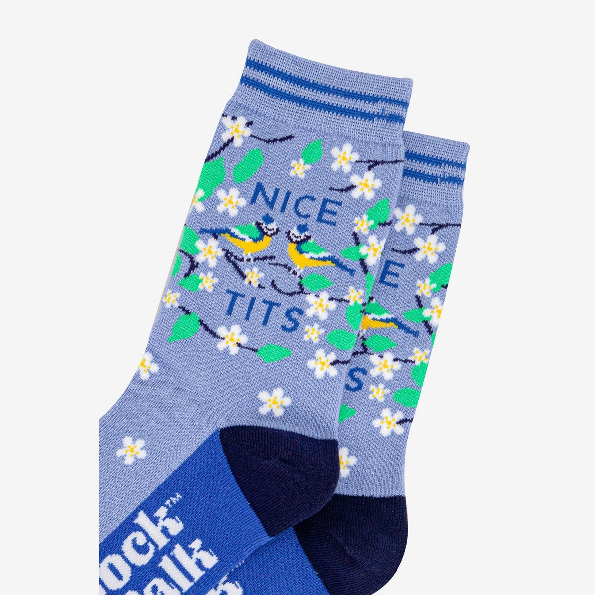 Women's Combed Cotton Ankle Socks - Nice Tits