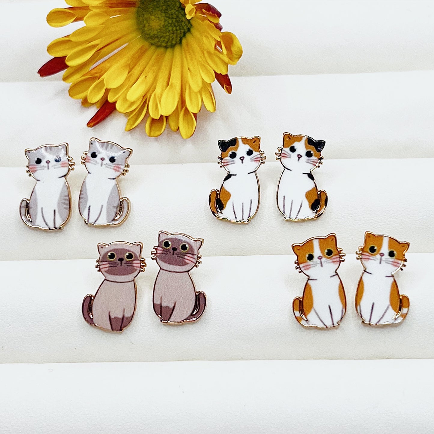 Tiny Kitten Dreams Earrings Ver 02