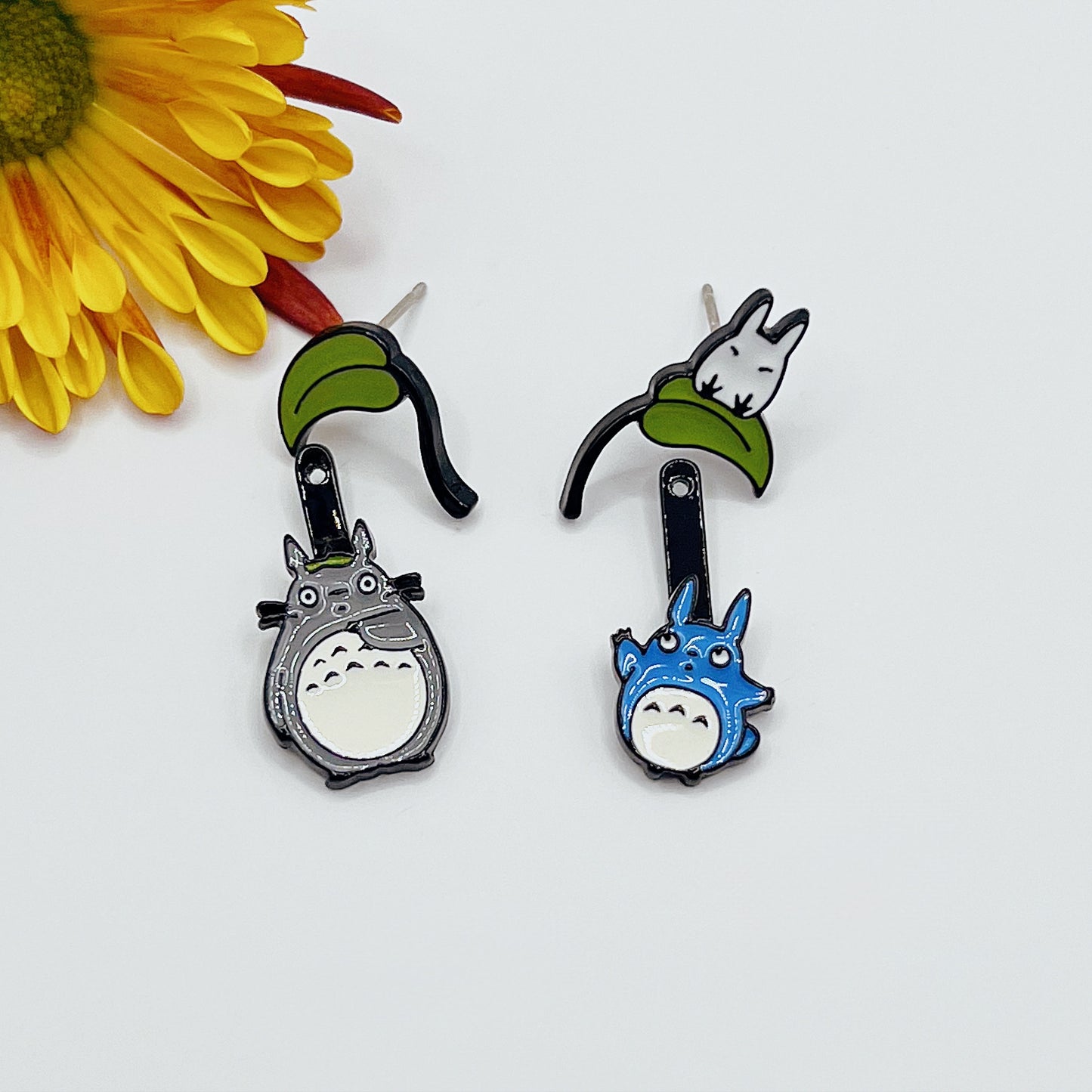 Secret Totoro Garden Earrings