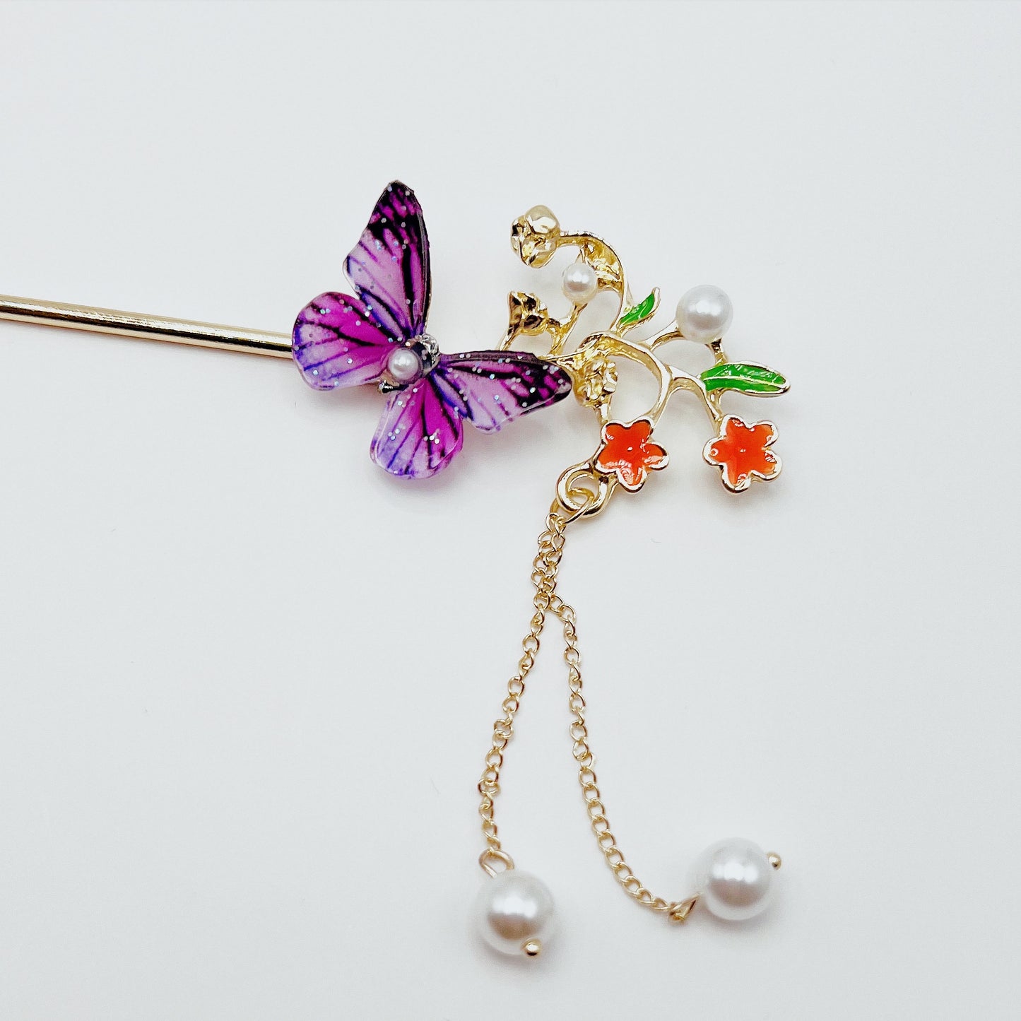 Twinkling Petal Garden - Hairpin
