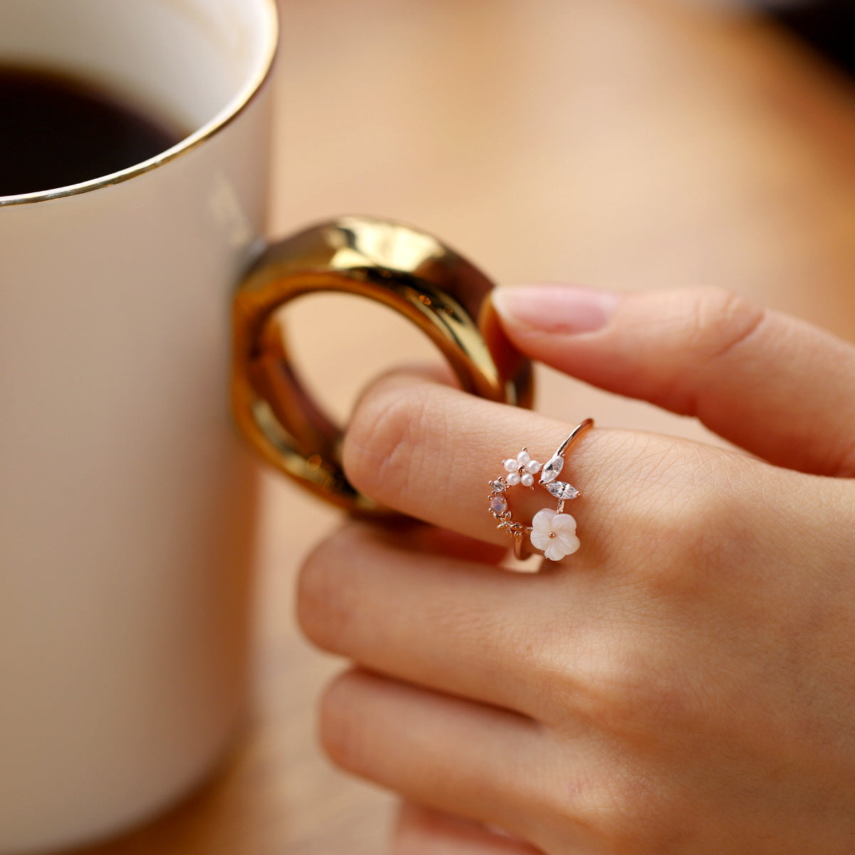 Pure Fleur Ring