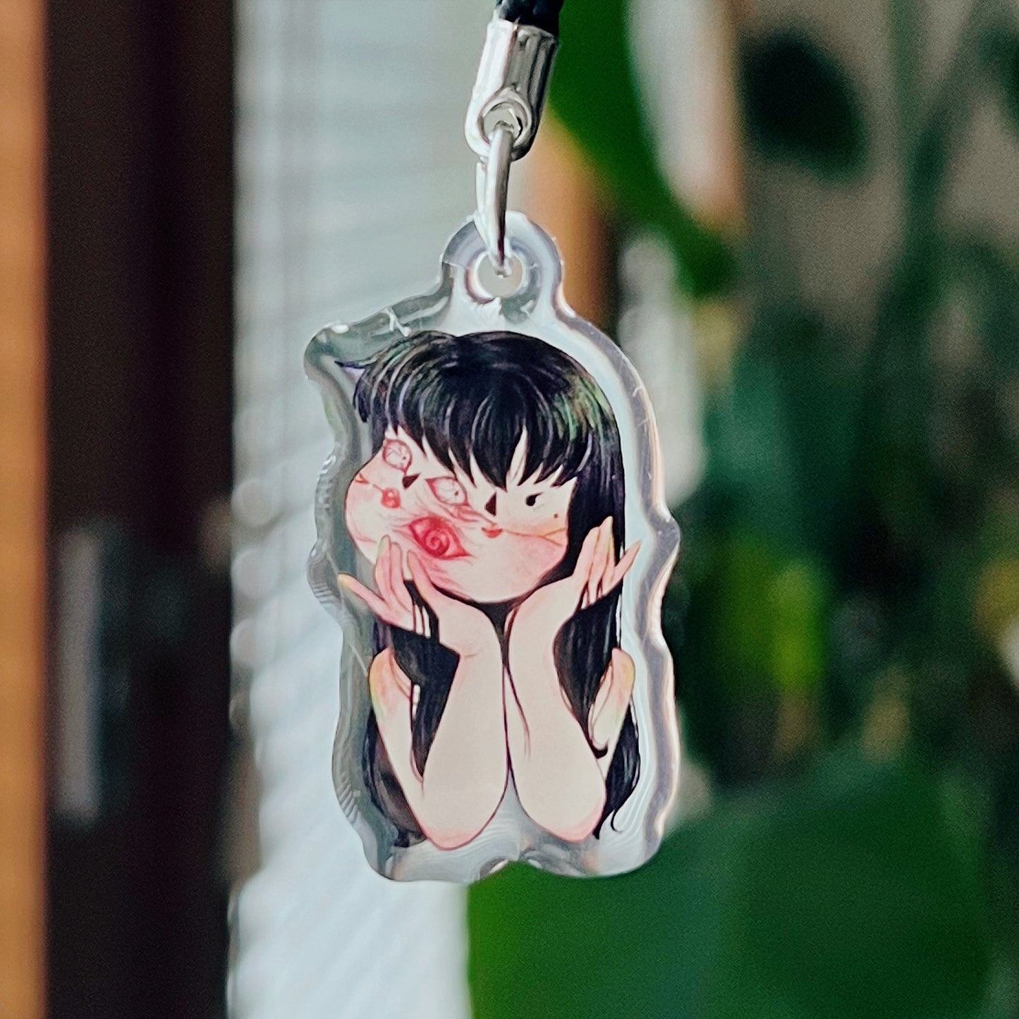 Junji Ito Fanart | Clear Acrylic Phone Charm