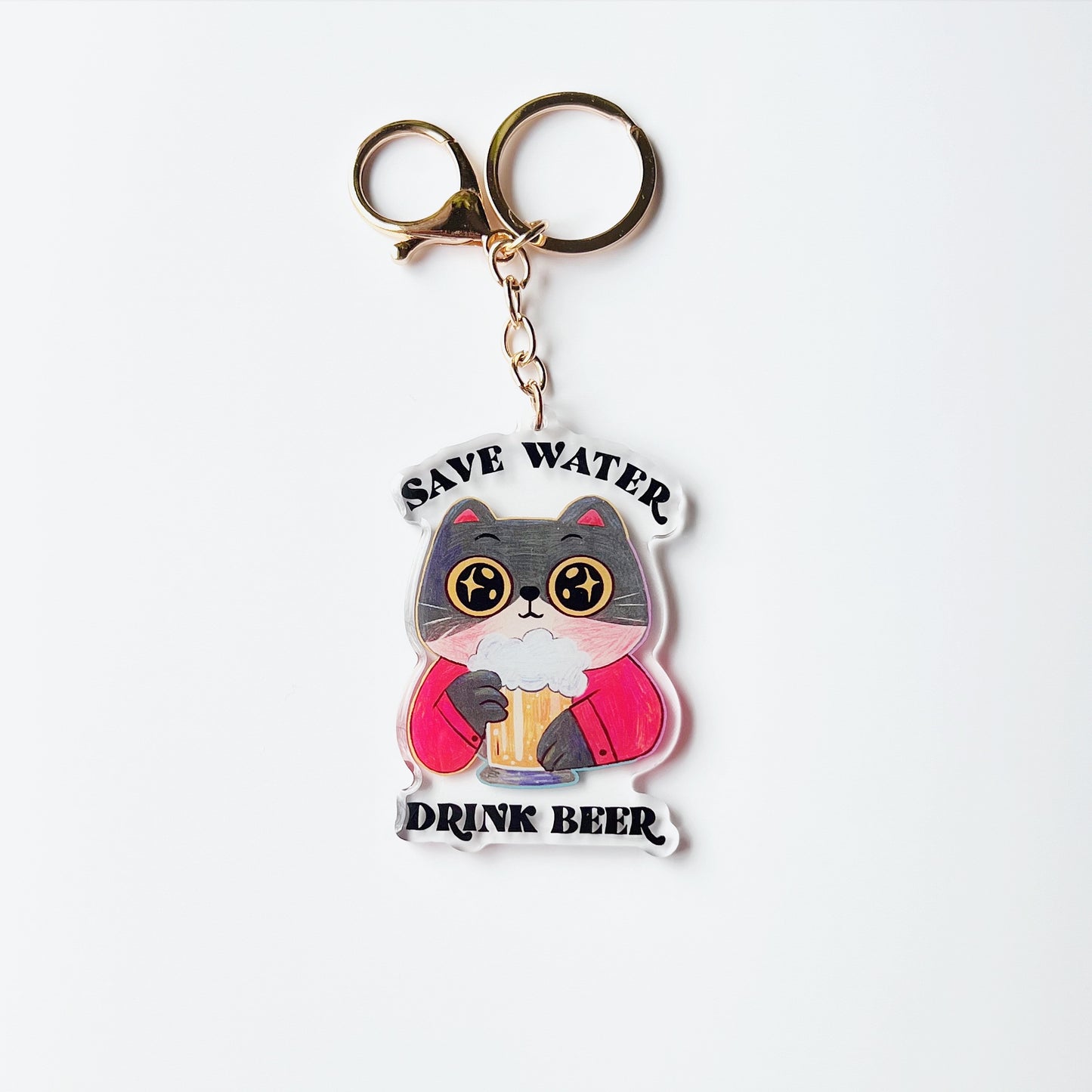 Save Water Drink Beer | Acrylic keychain