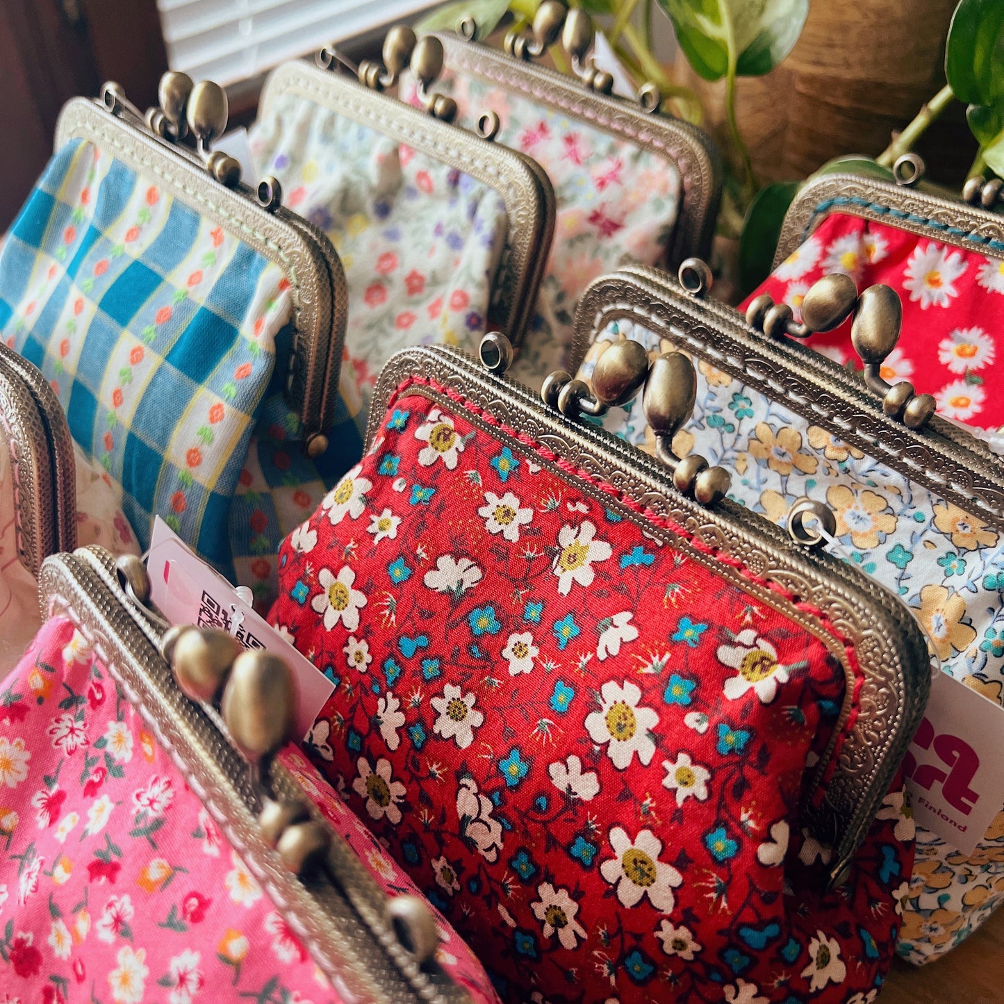 Floral Delight Handcrafted Pouch - Spring Mini Floral