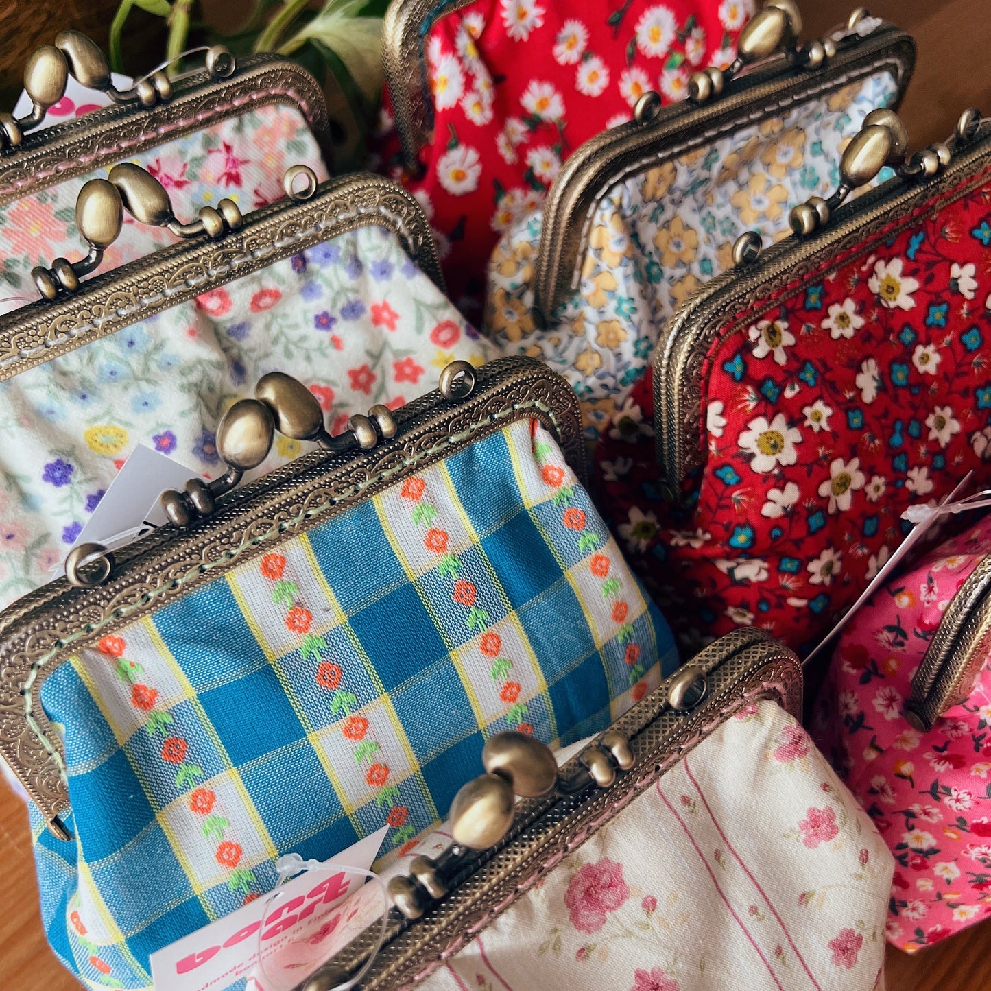 Floral Delight Handcrafted Pouch - Spring Mini Floral