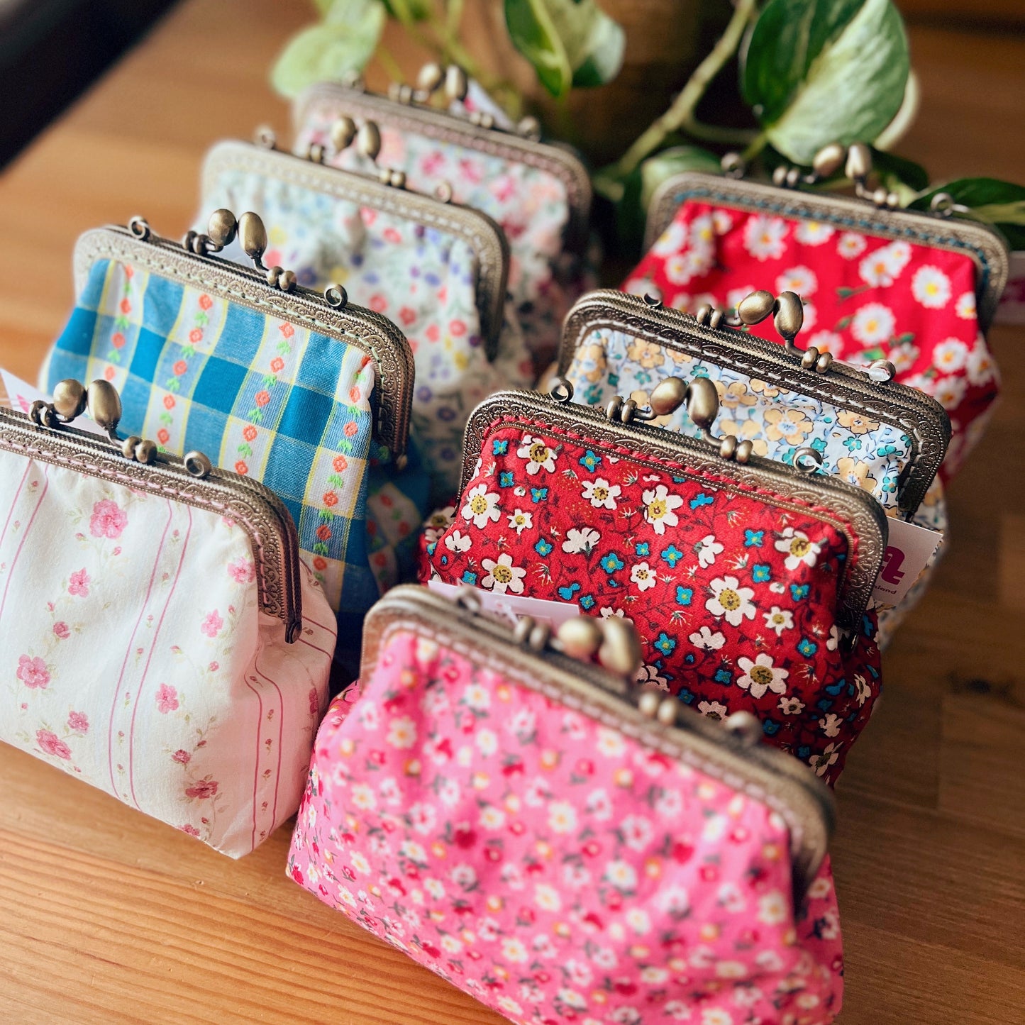Floral Delight Handcrafted Pouch - Spring Mini Floral