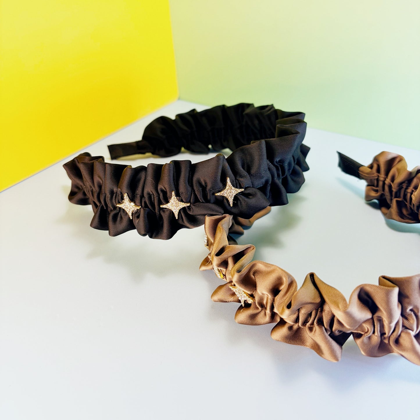 Crystal Pleated Hairband
