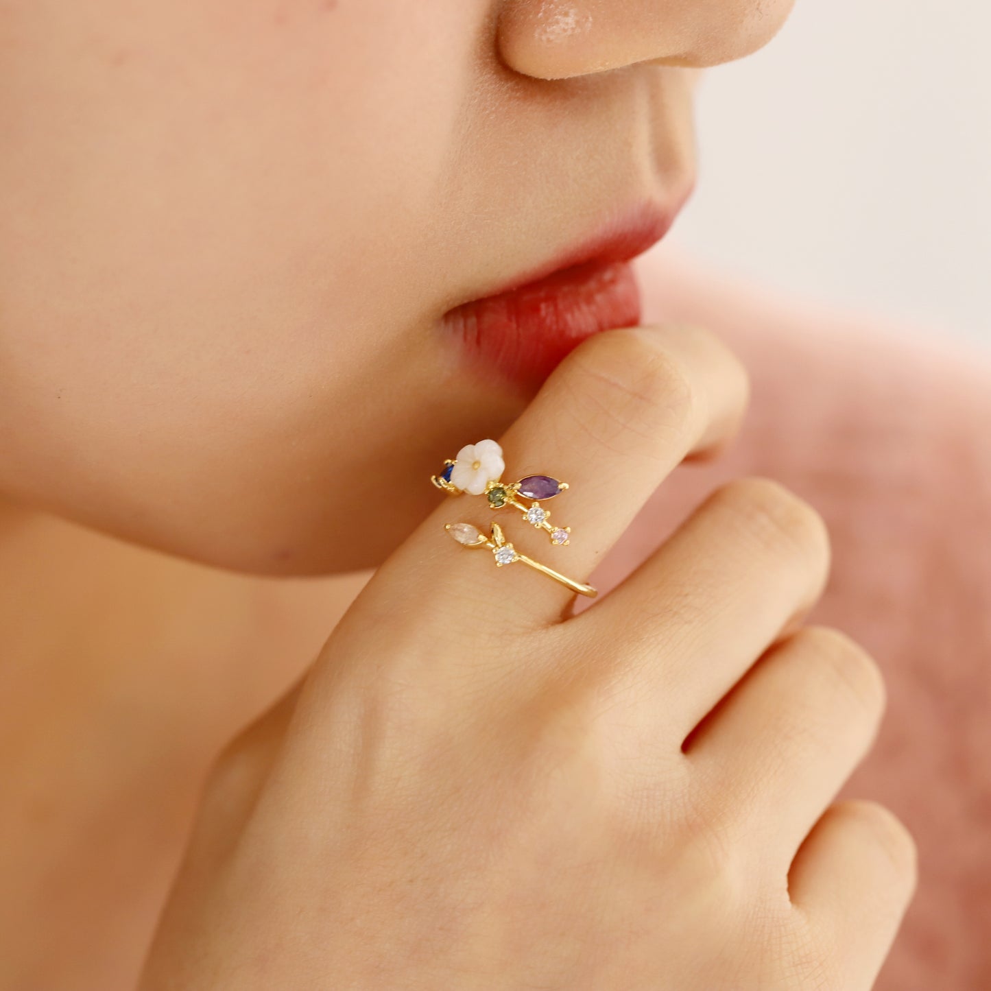 Snowdrop Pearl Ring
