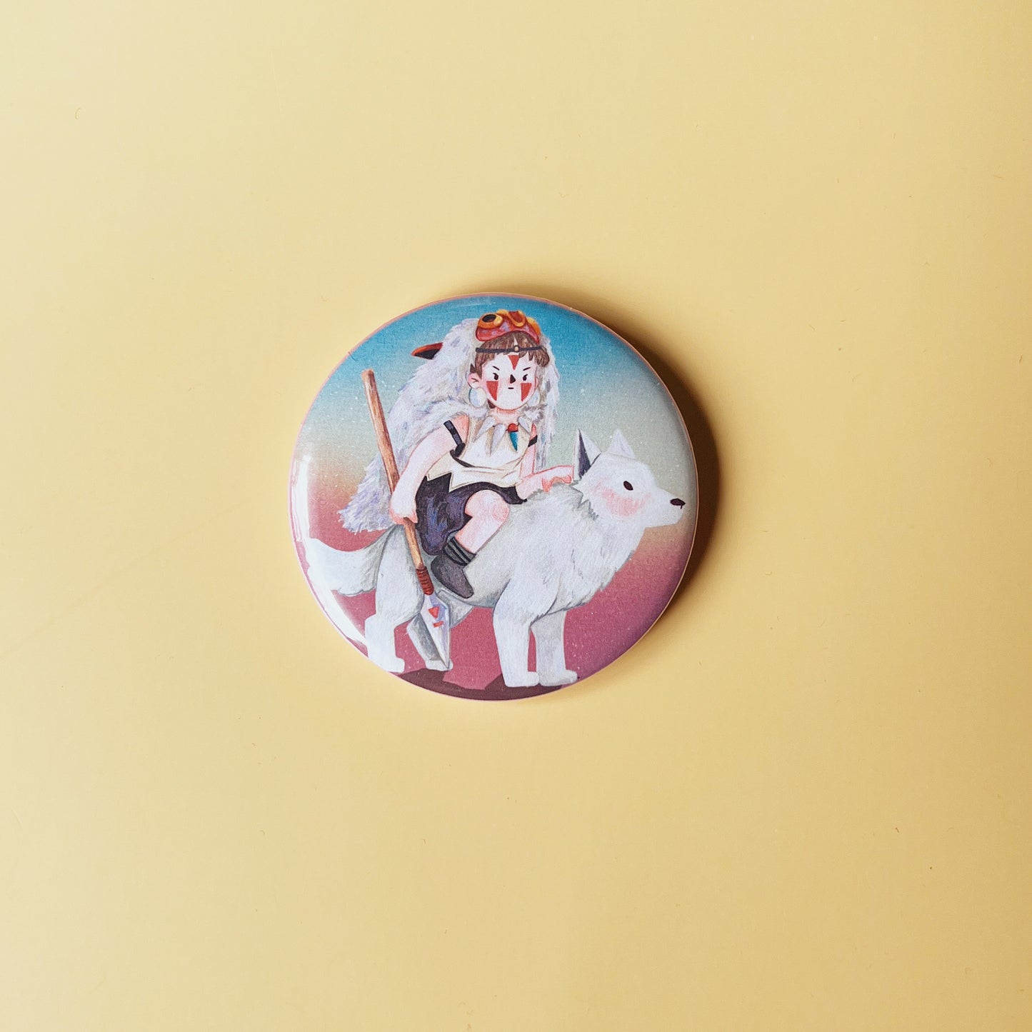 Princess Mononoke | Pin Bagde (Rainbow)