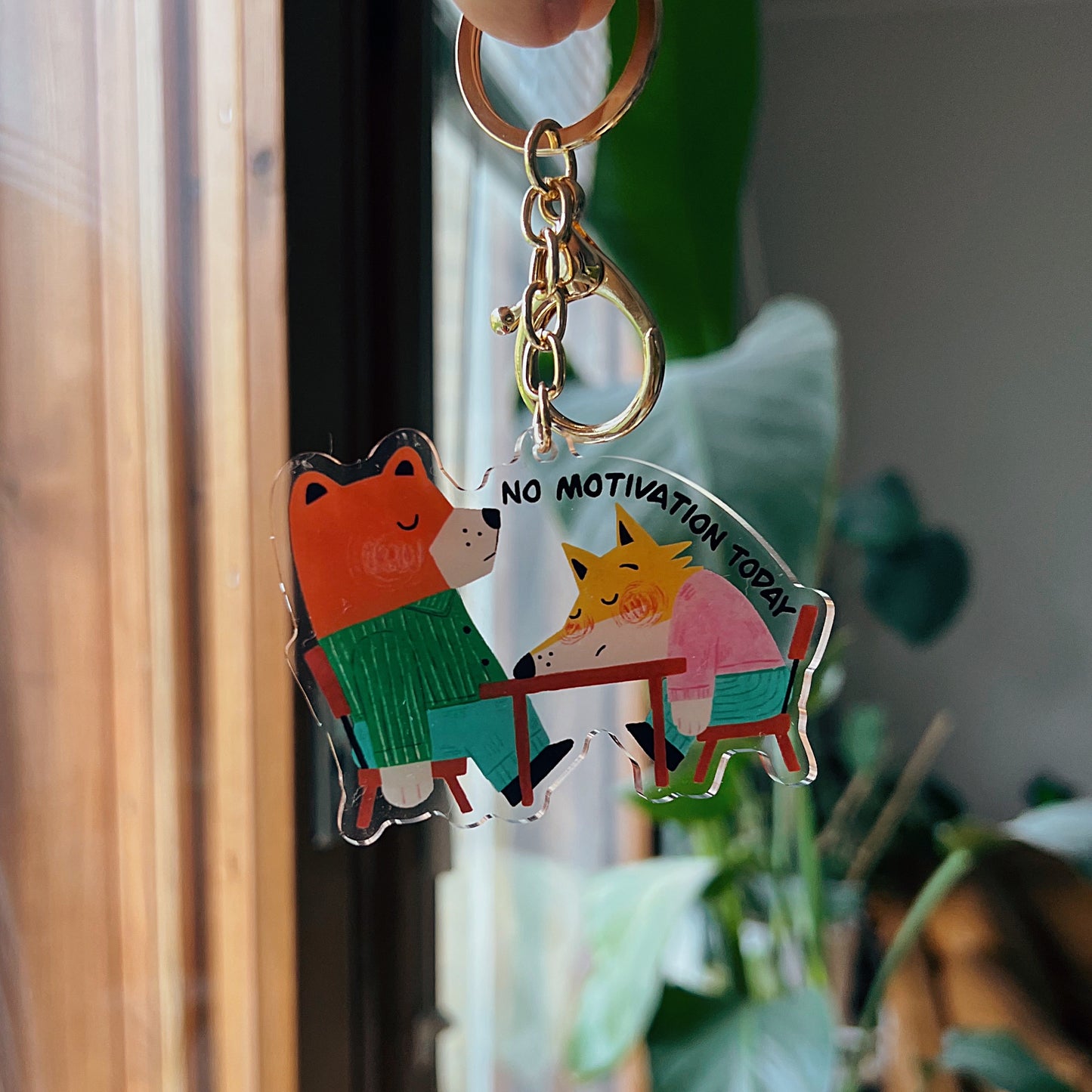 No Motivation Today | Acrylic keychain