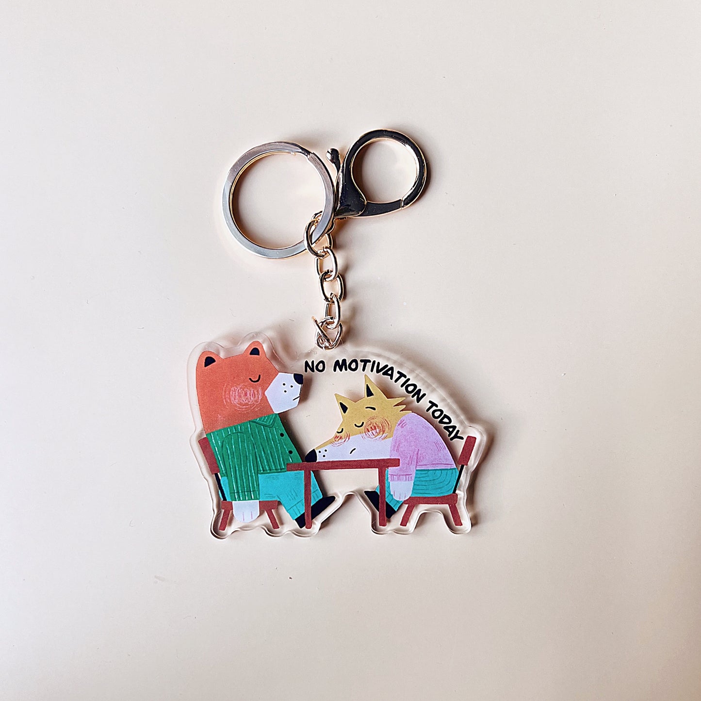 No Motivation Today | Acrylic keychain
