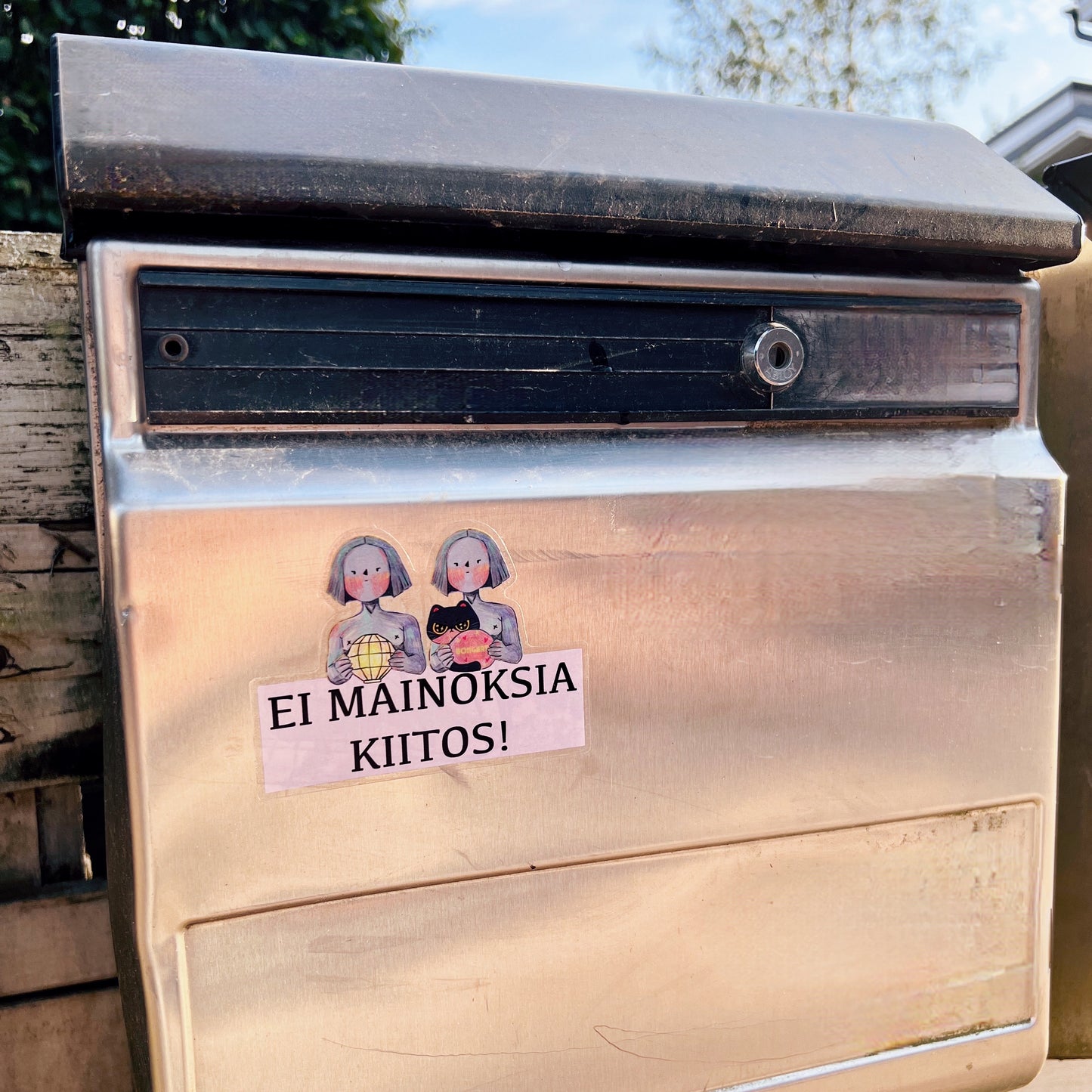 Ei Mainoksia, Kiitos! | Waterproof Clear Sticker