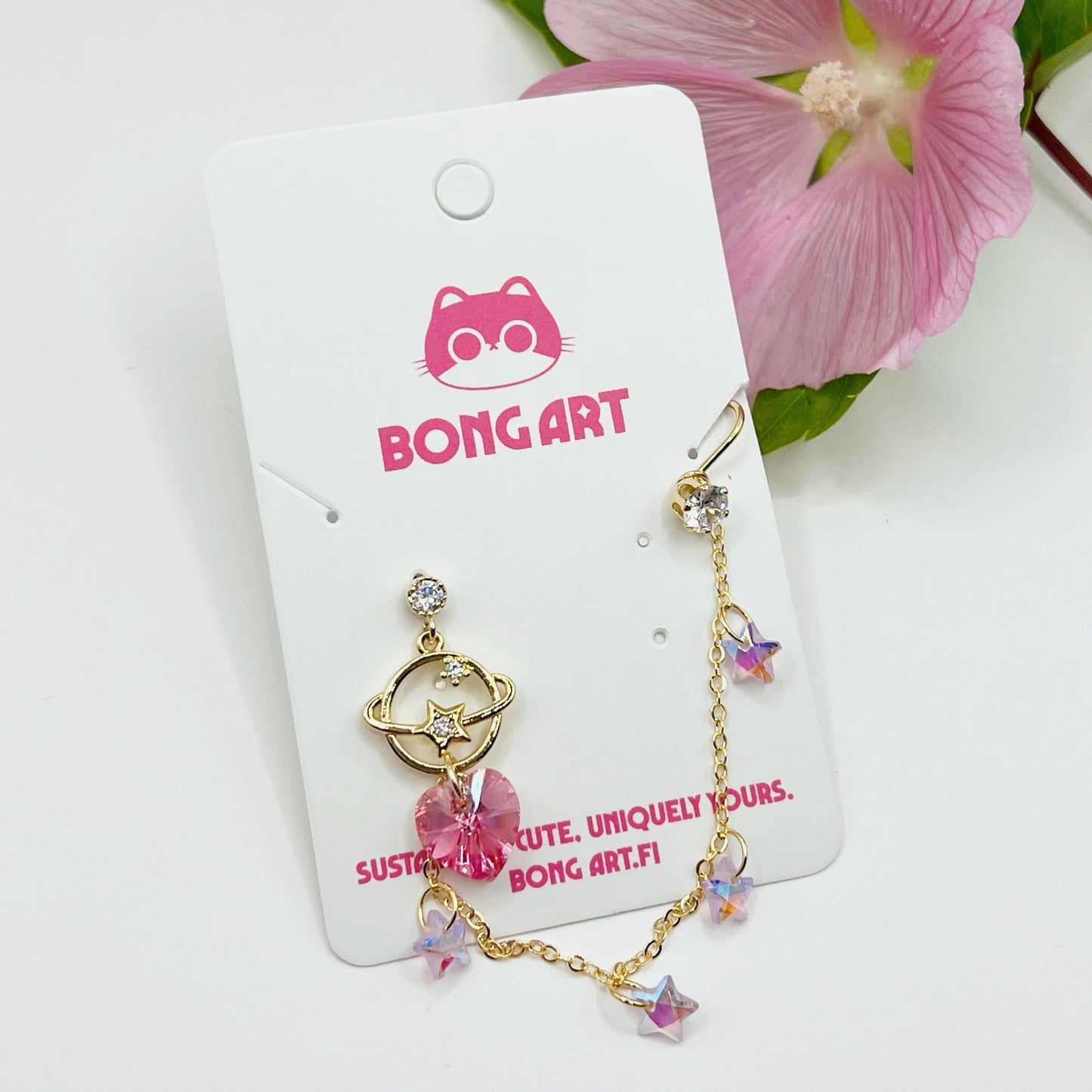 Austrian Heart Glow Ear Cuff