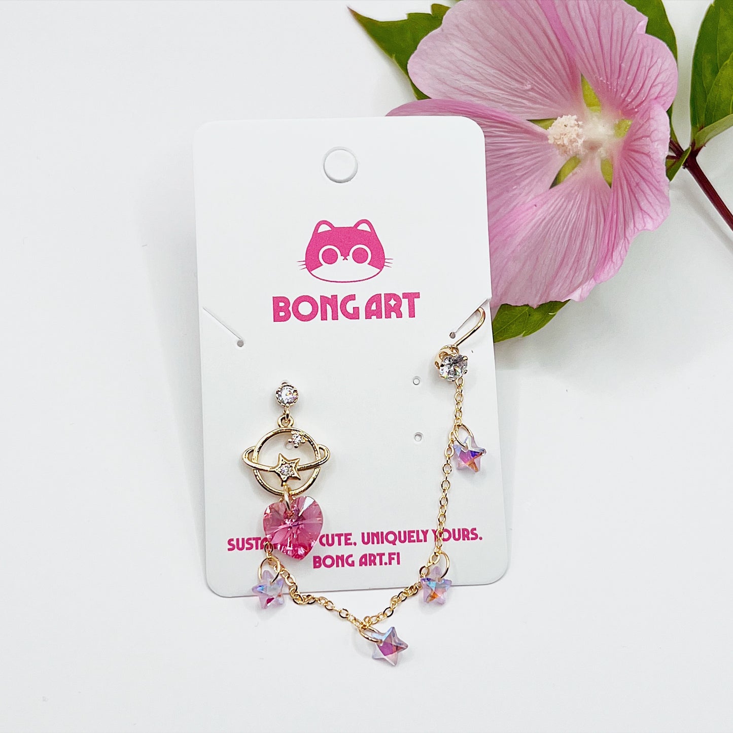 Austrian Heart Glow Ear Cuff
