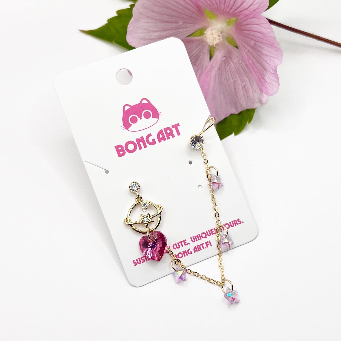 Austrian Heart Glow Ear Cuff