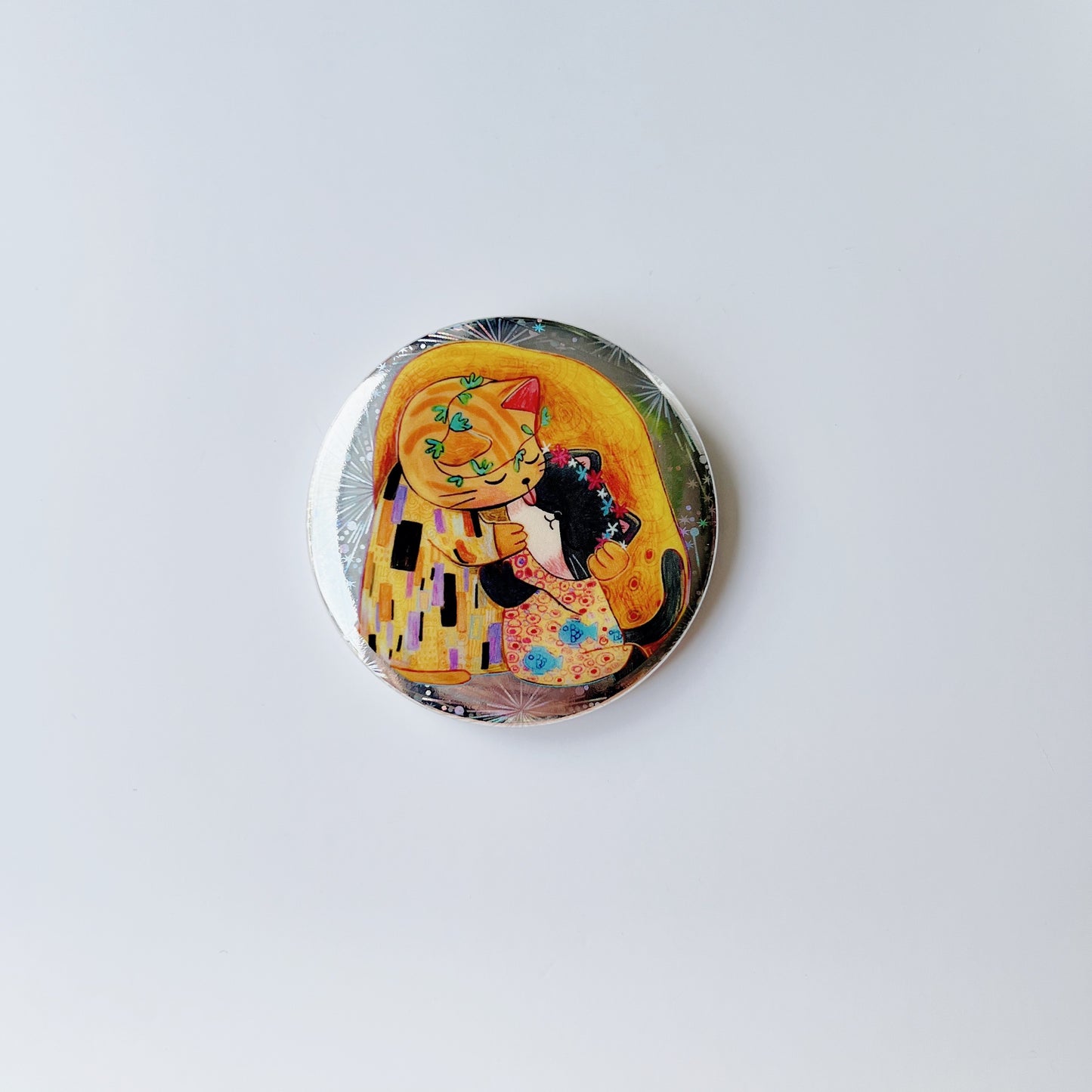 The Kiss | Pin Bagde Holographic