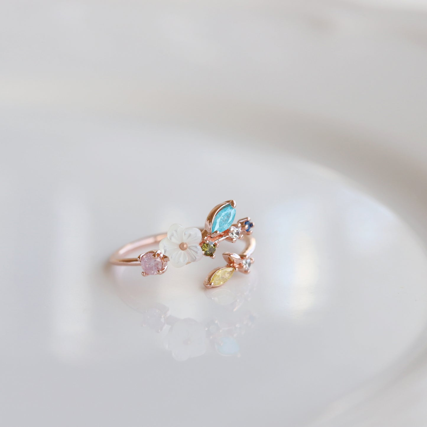 Snowdrop Pearl Ring