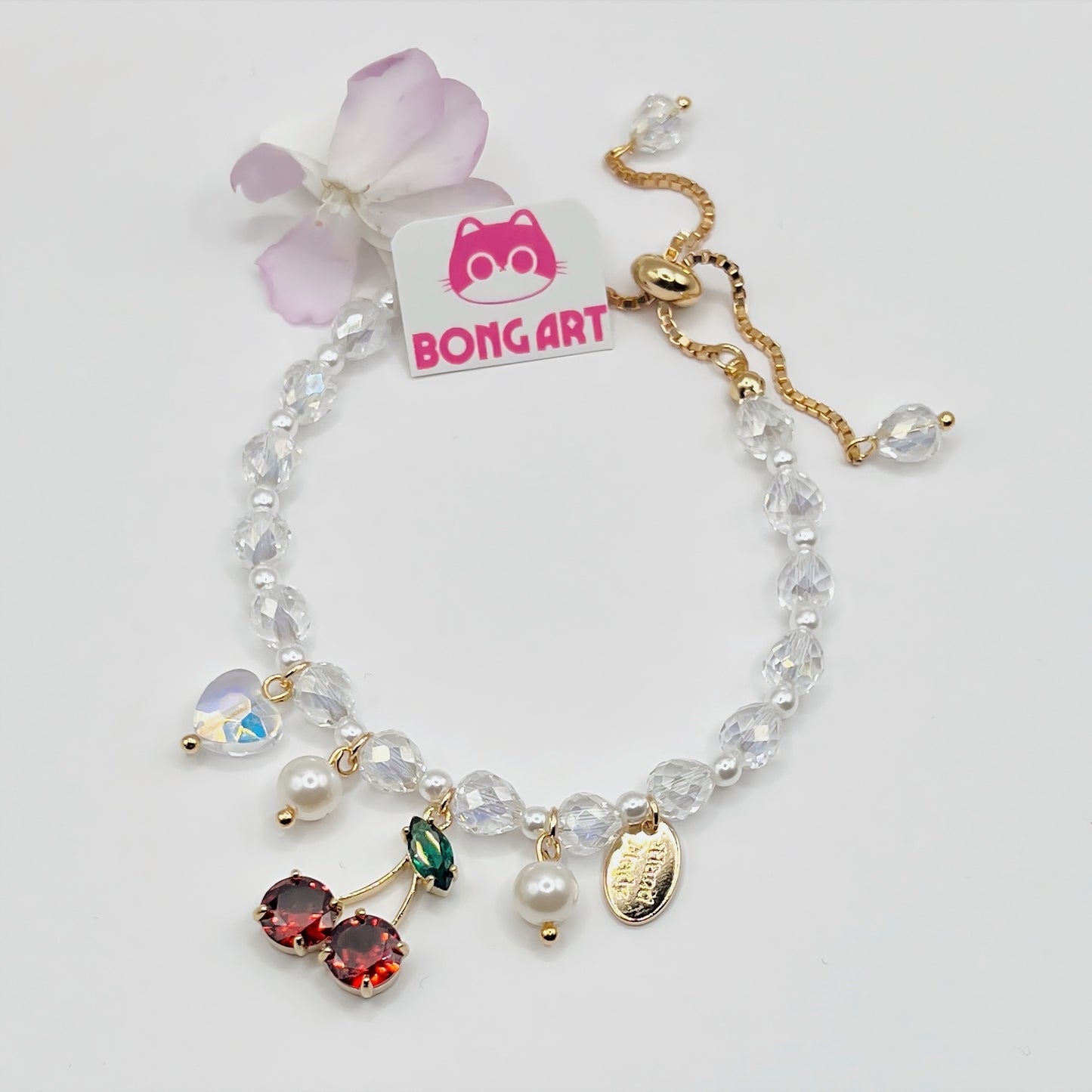 Glittering Cherry Shine Bracelet