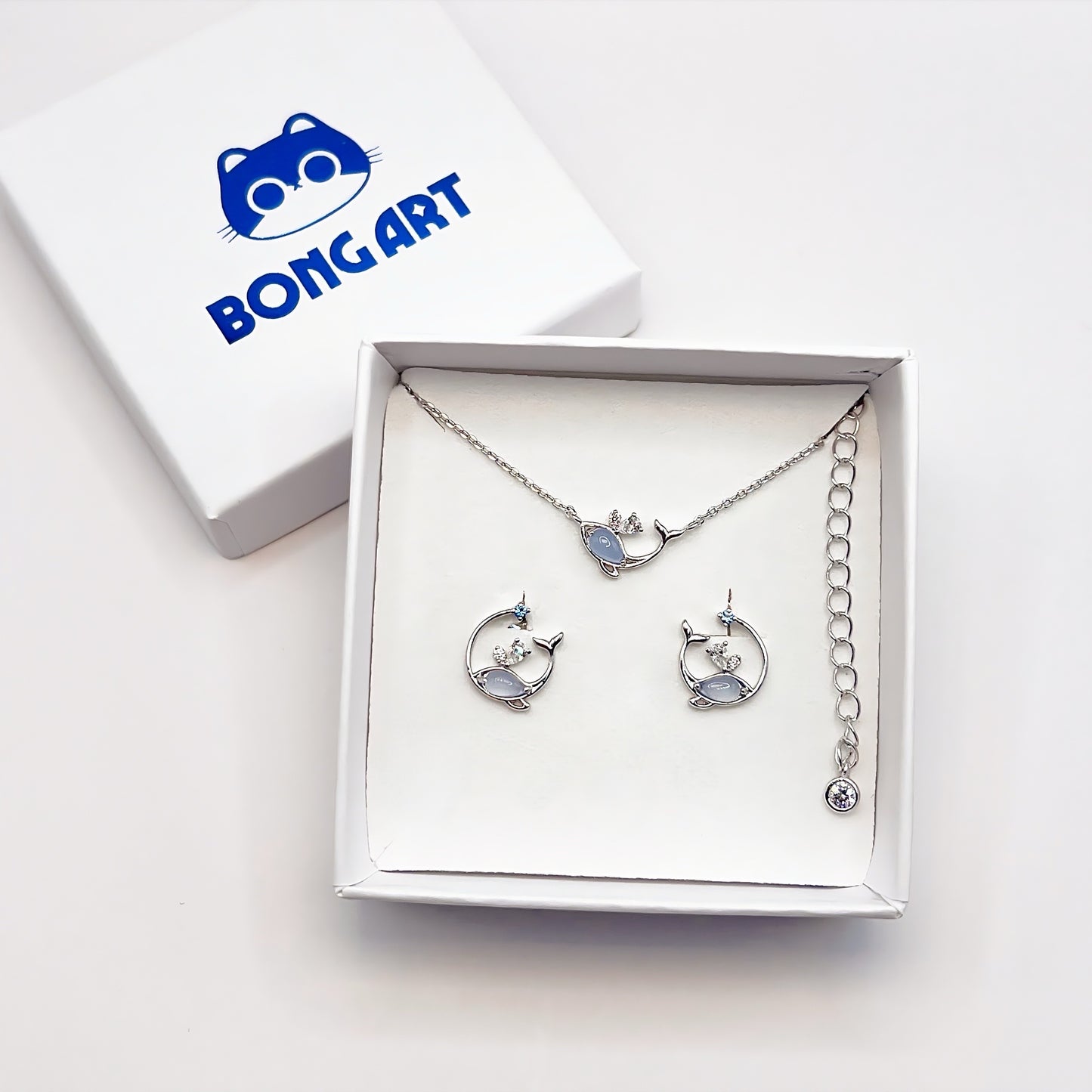 Blue Heart of the Ocean Set - Set Jewelry