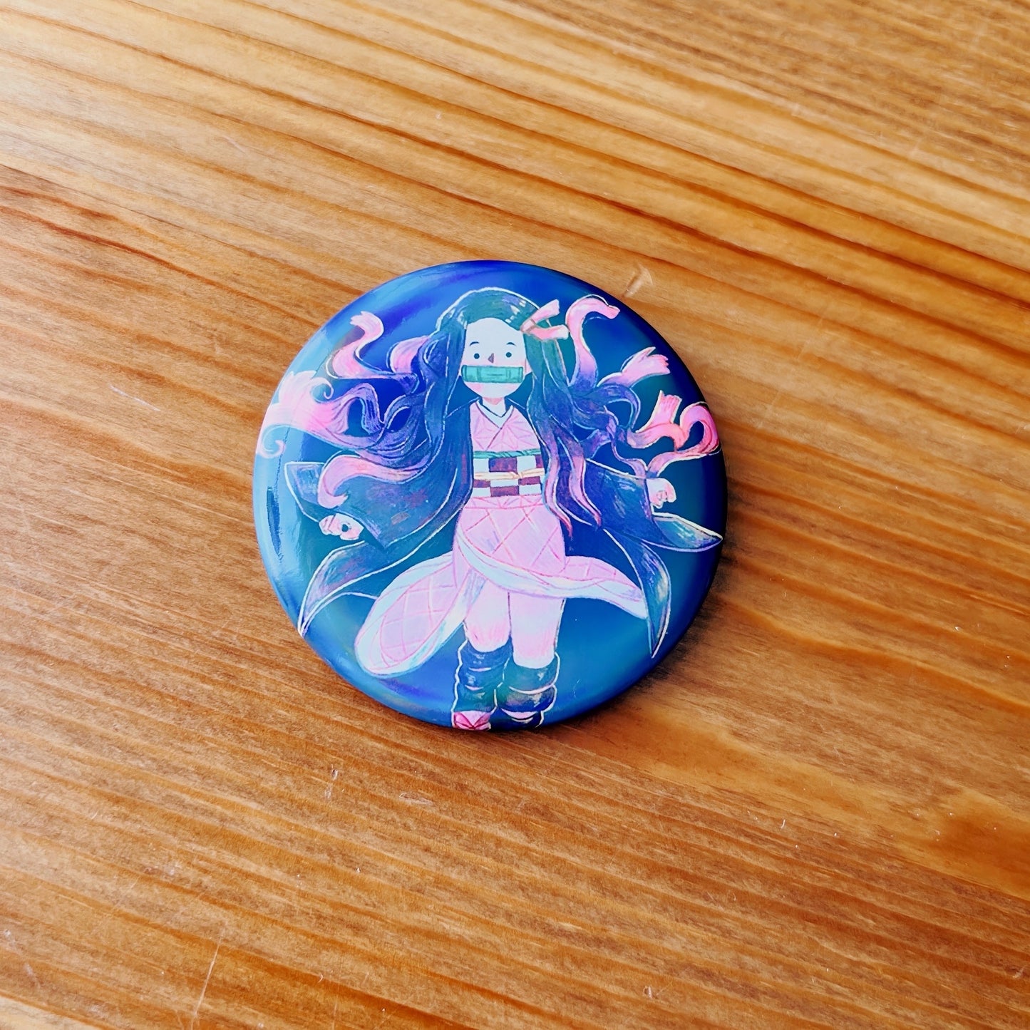 Demon Slayer - Nezuko Kamado | Pin Bagde Holographic