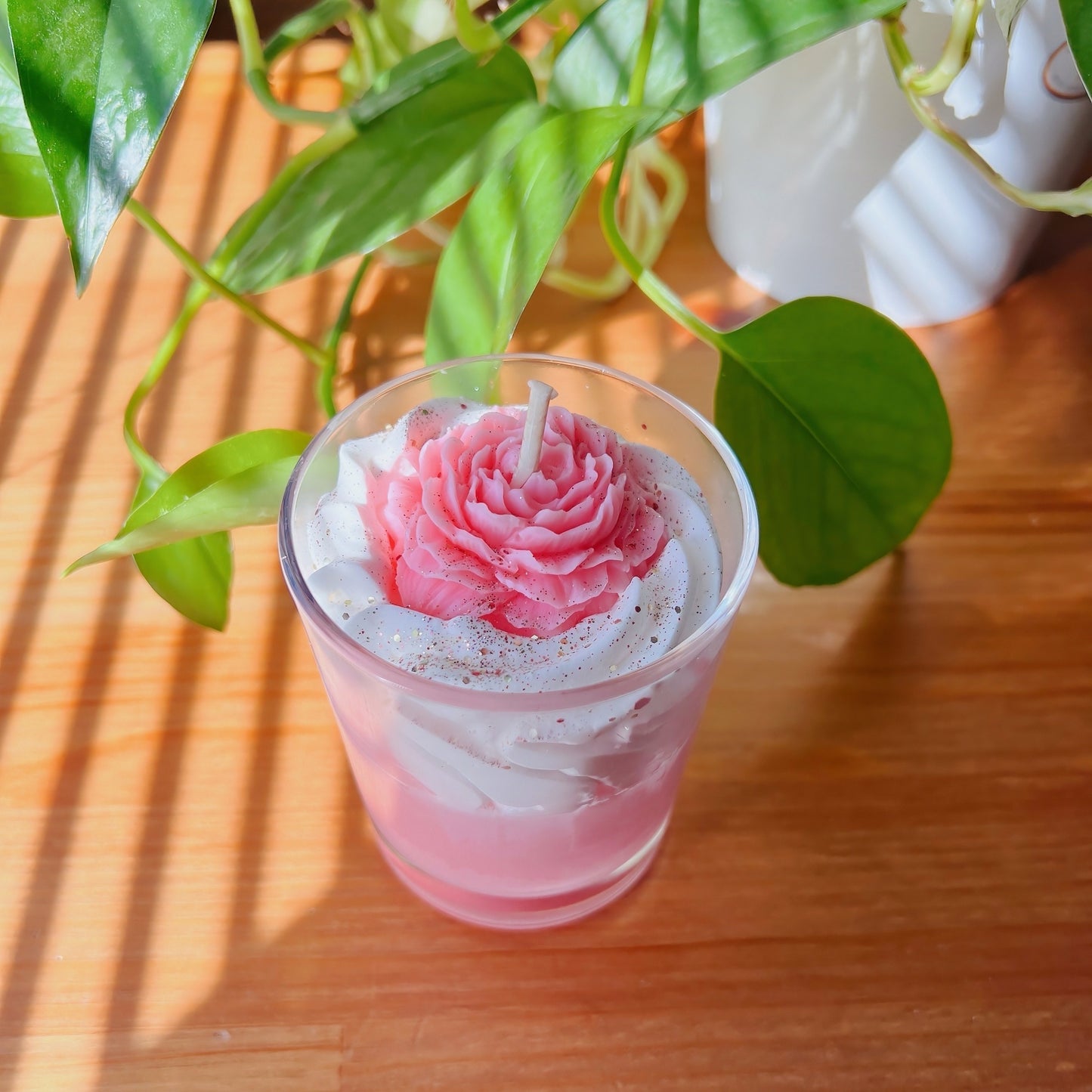 Gourmet Peony Candle - Handmade candle