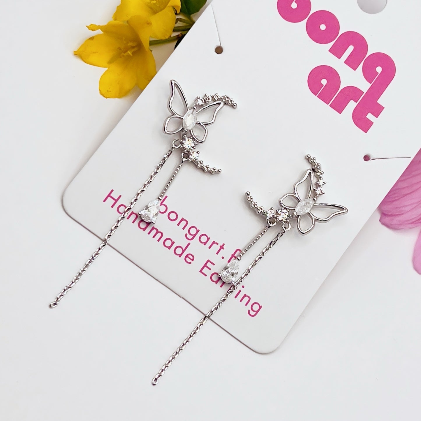 Lunar Butterfly Earrings