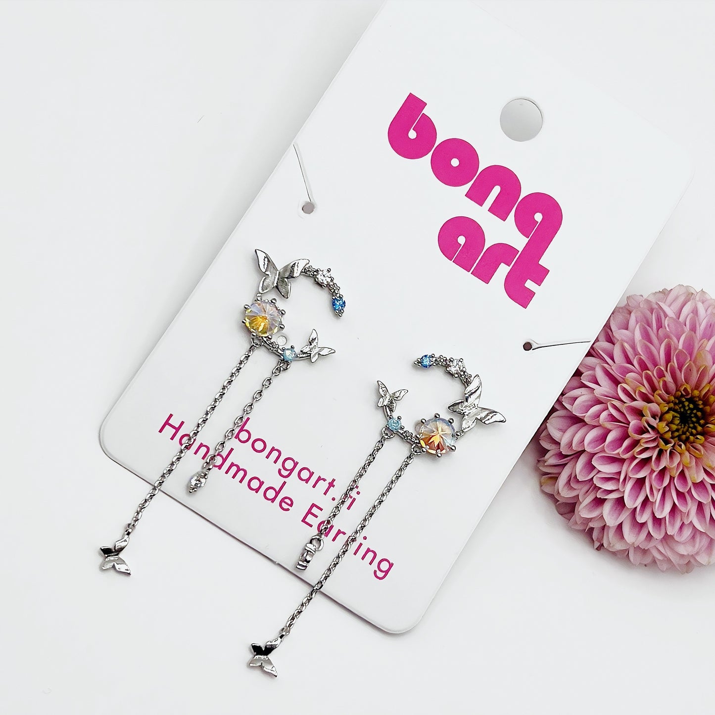 Moonlight Butterfly Earrings