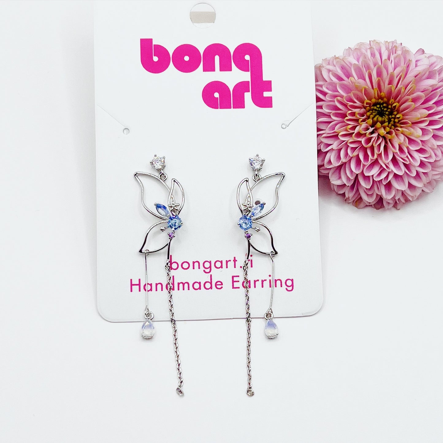Sparkling Butterfly Earrings