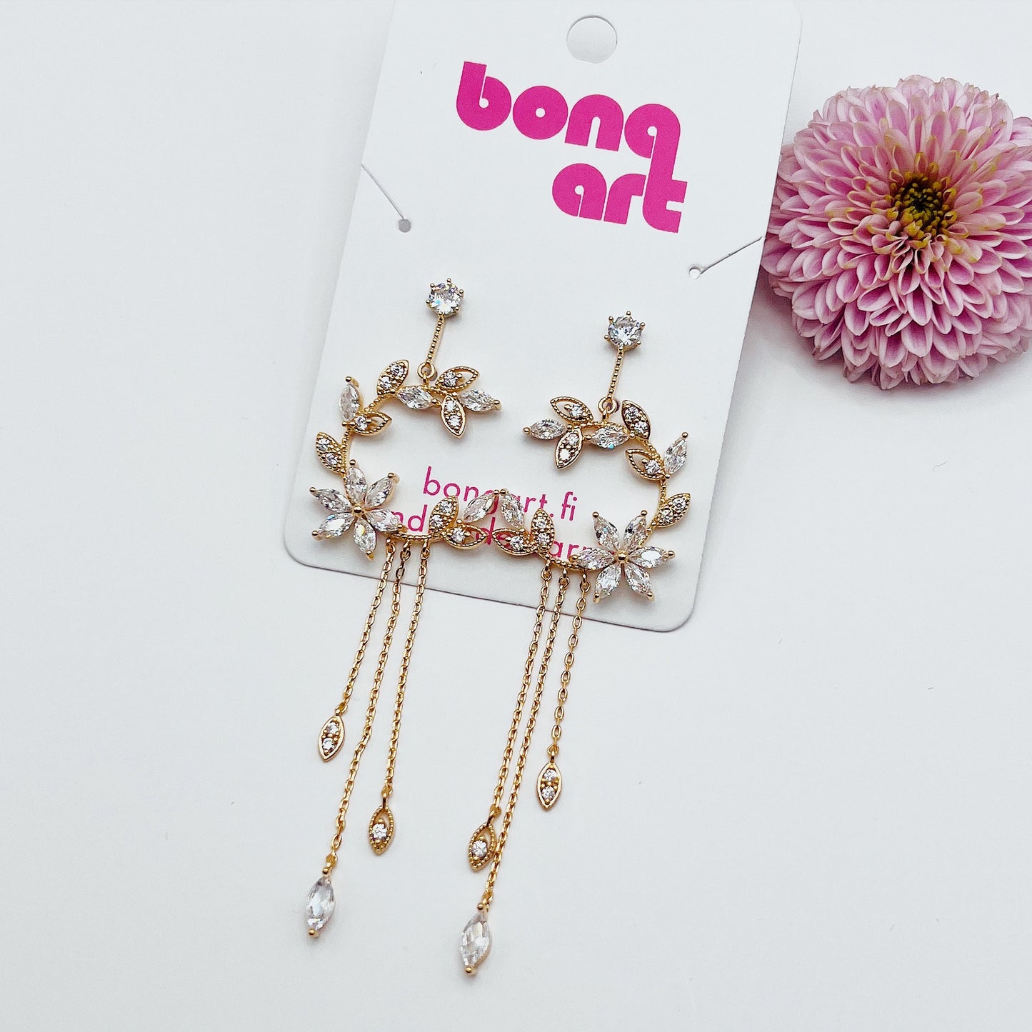 Glittering Lunar Earrings