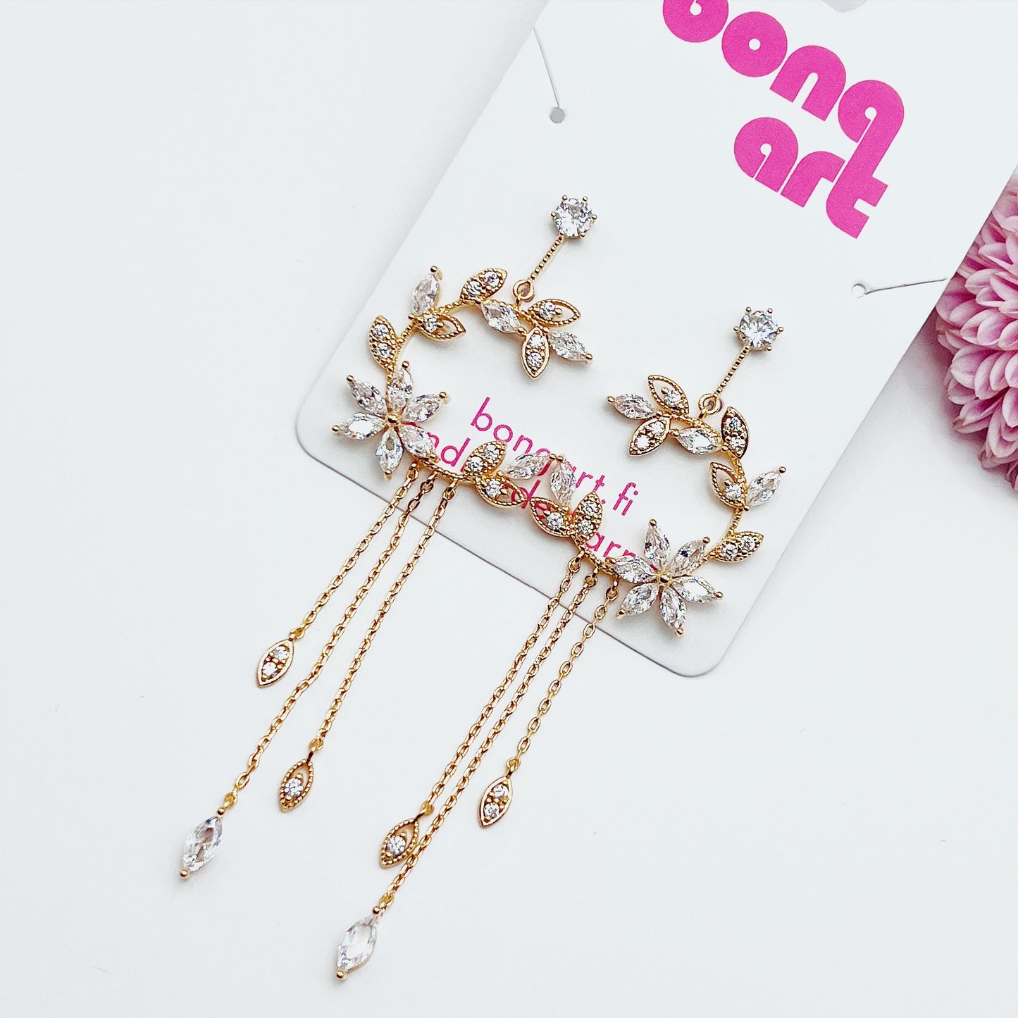 Glittering Lunar Earrings