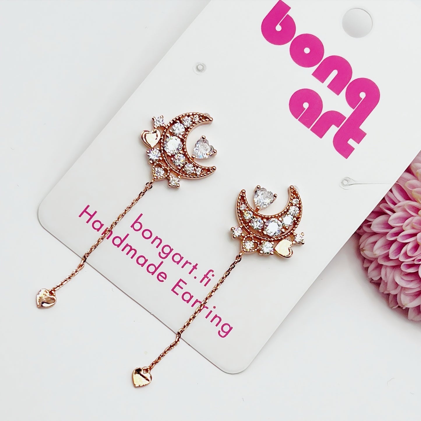 Starlit Heart Earrings
