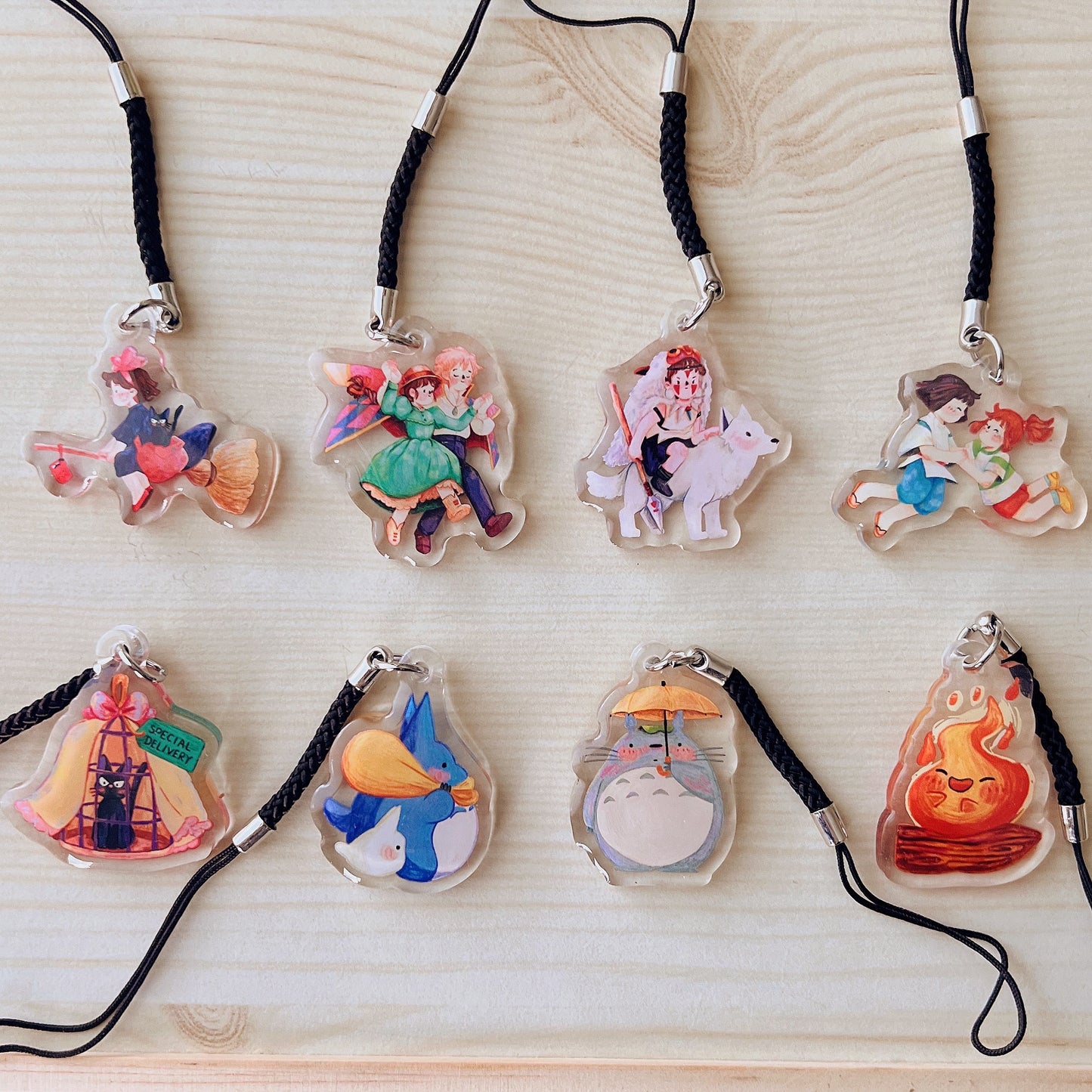 Howl's Moving Castle | Clear Acrylic Phone Charm
