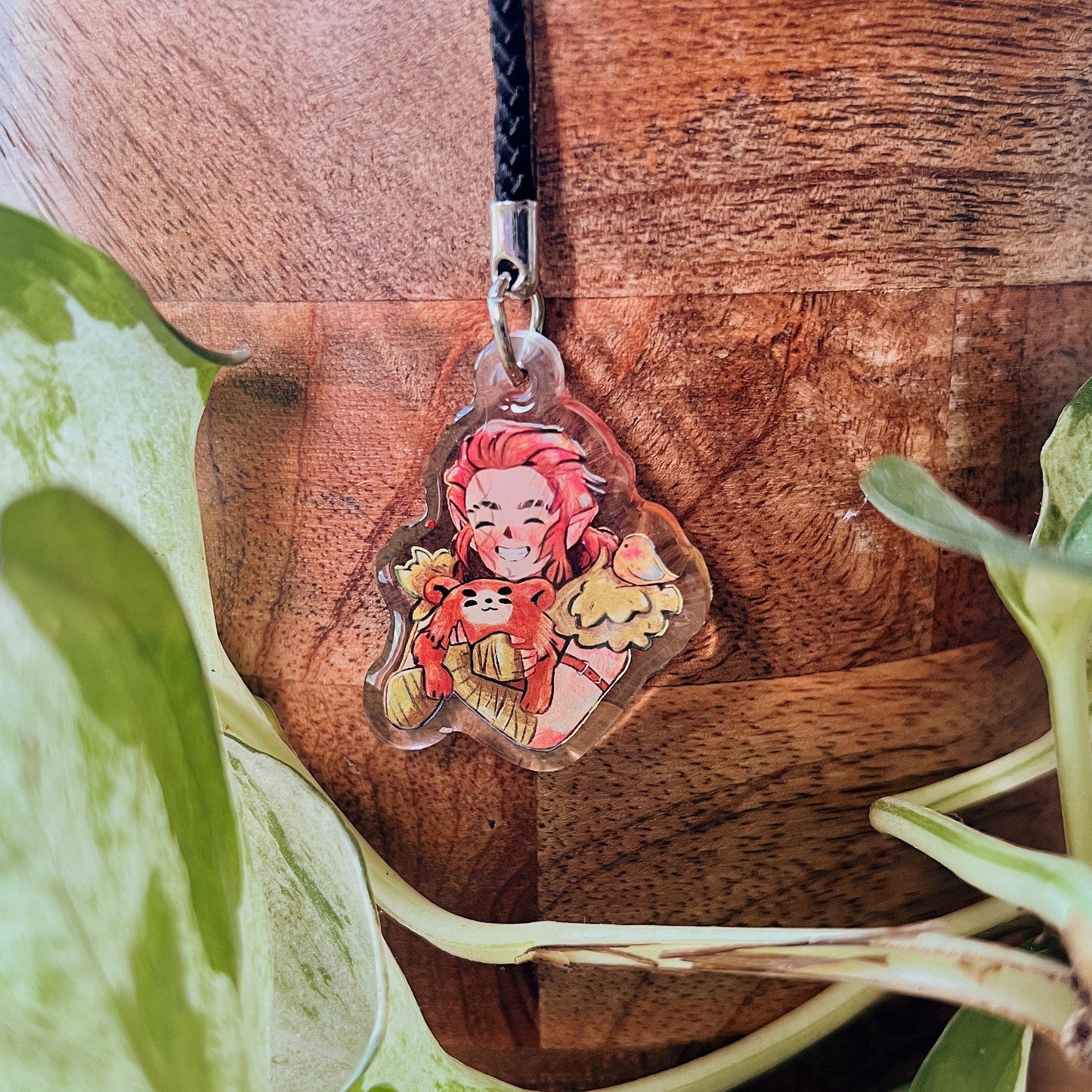 Halsin | Clear Acrylic Phone Charm