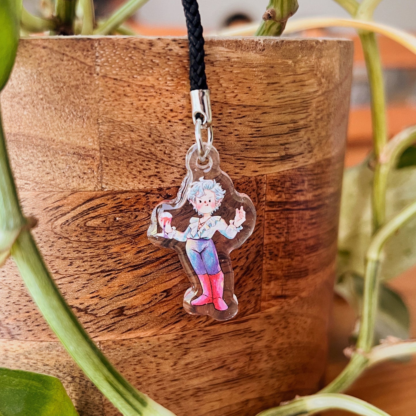 Astarion | Clear Acrylic Phone Charm