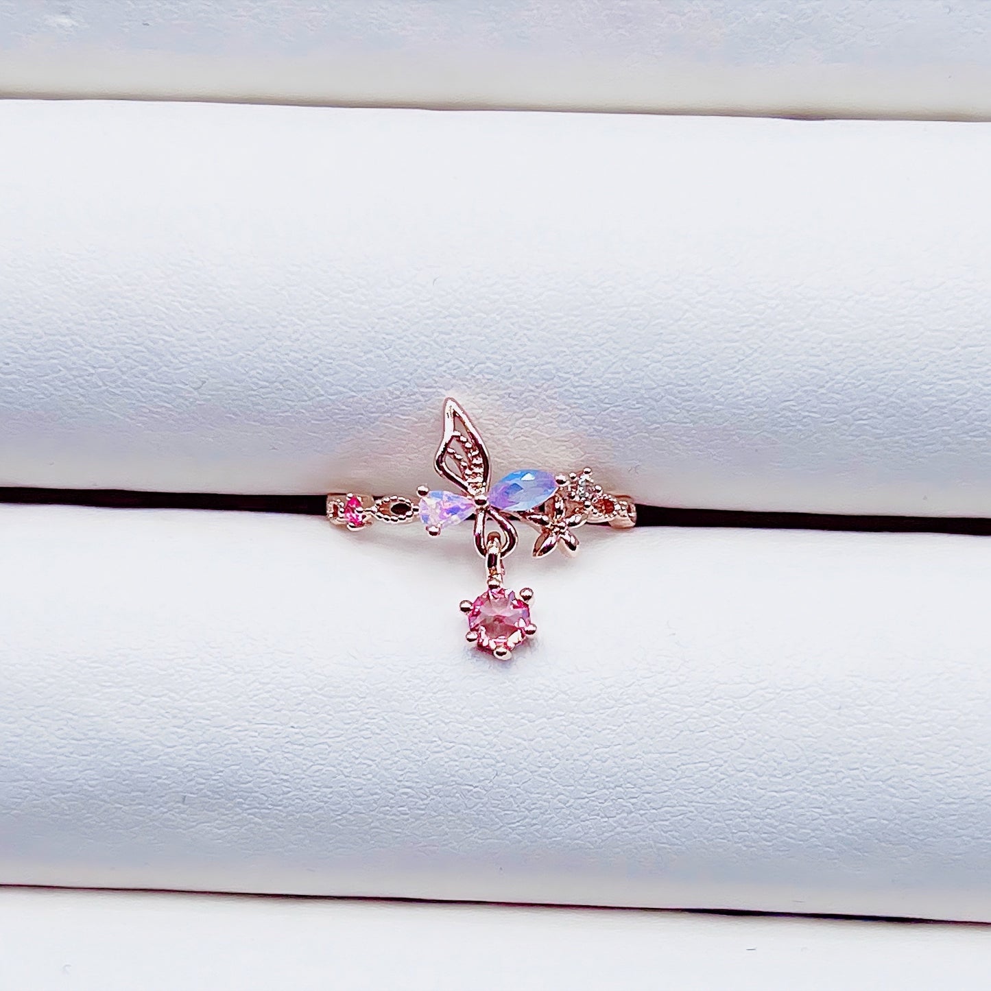 Twinkling Wings Swarovski Ring