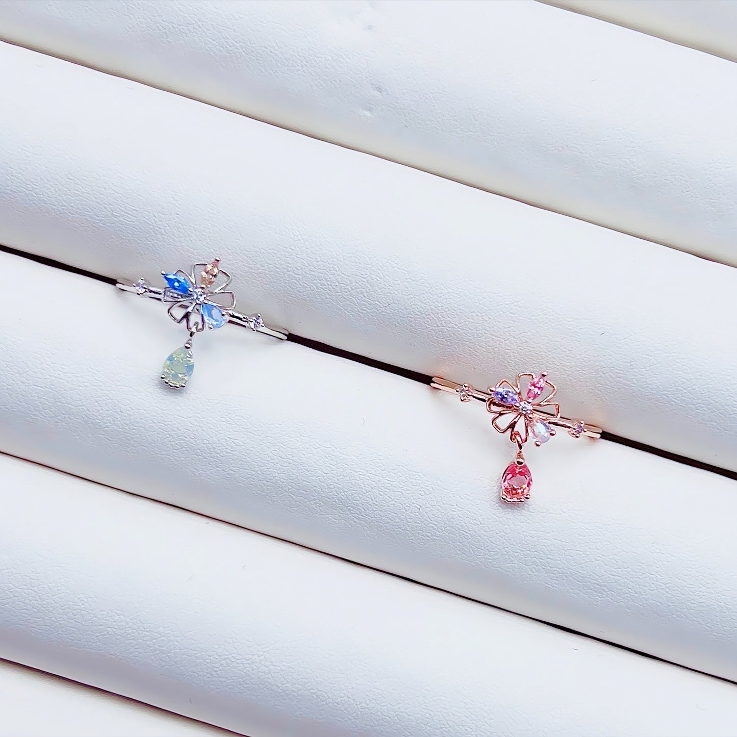 Sparkling Flower Ring