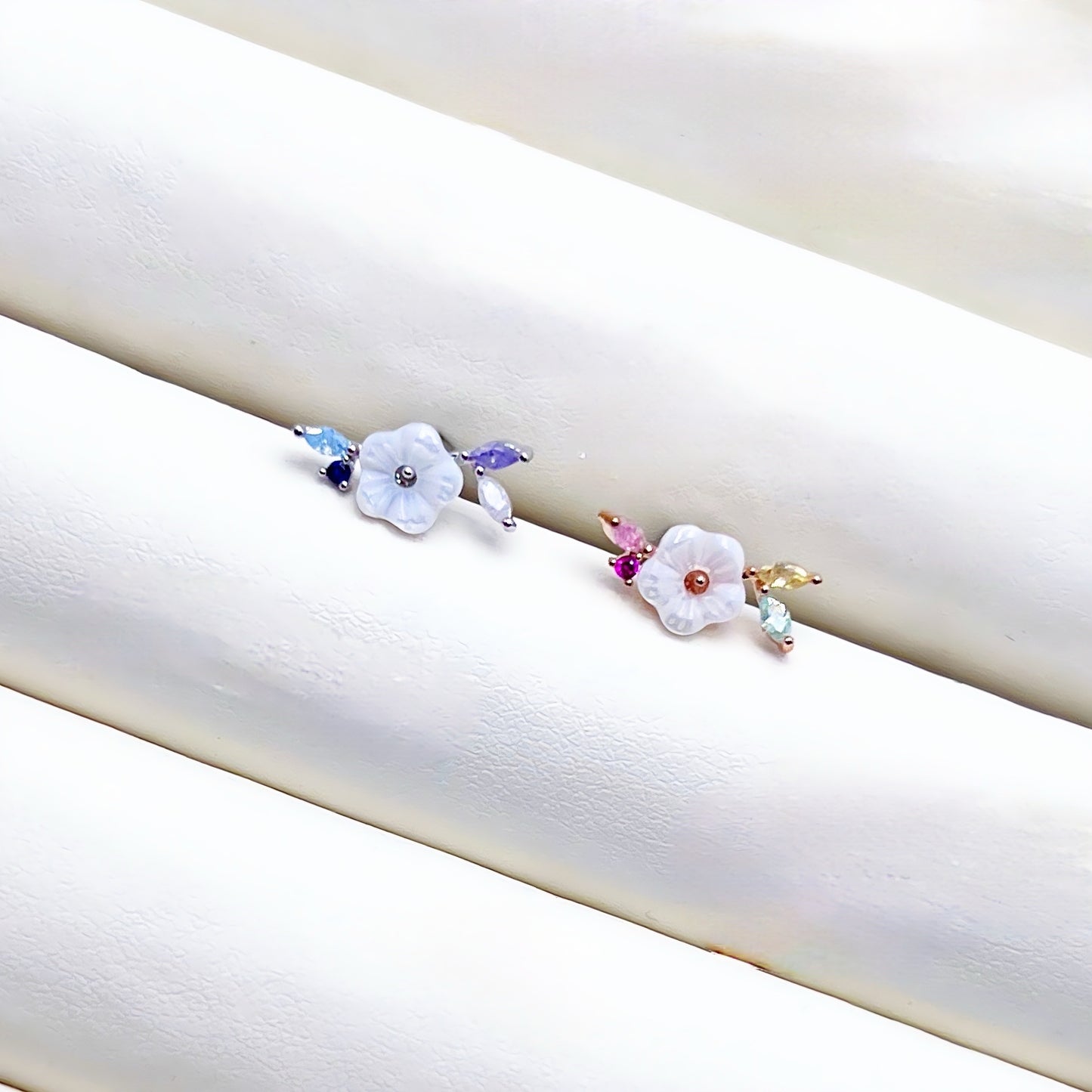 Mother of Pearl Flower Piercing