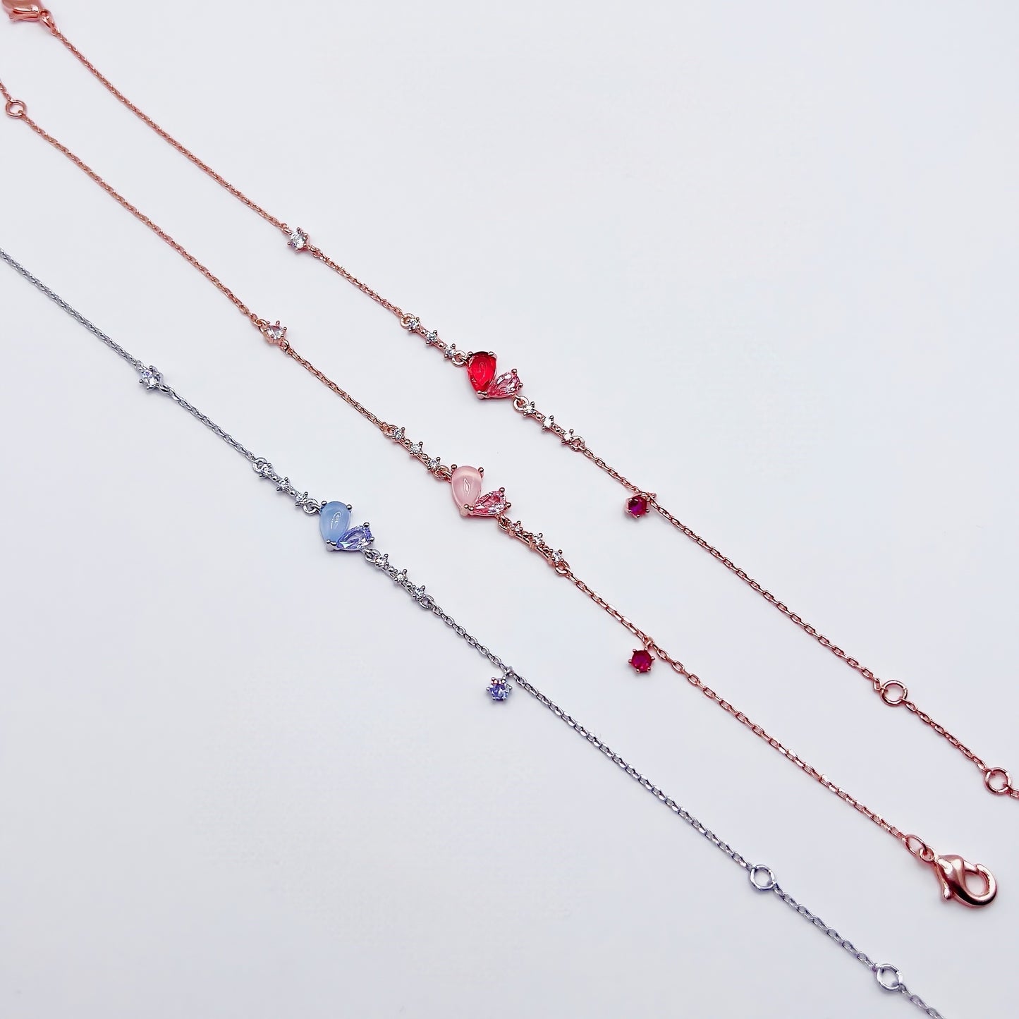 Shimmering Heart Bracelet