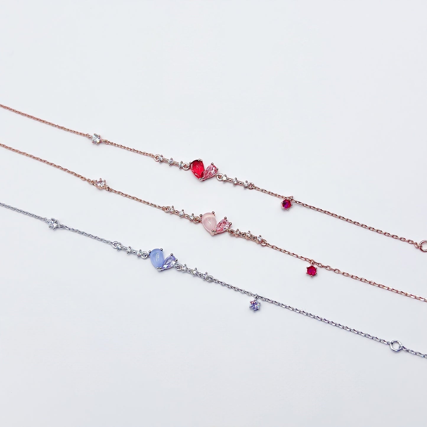 Shimmering Heart Bracelet