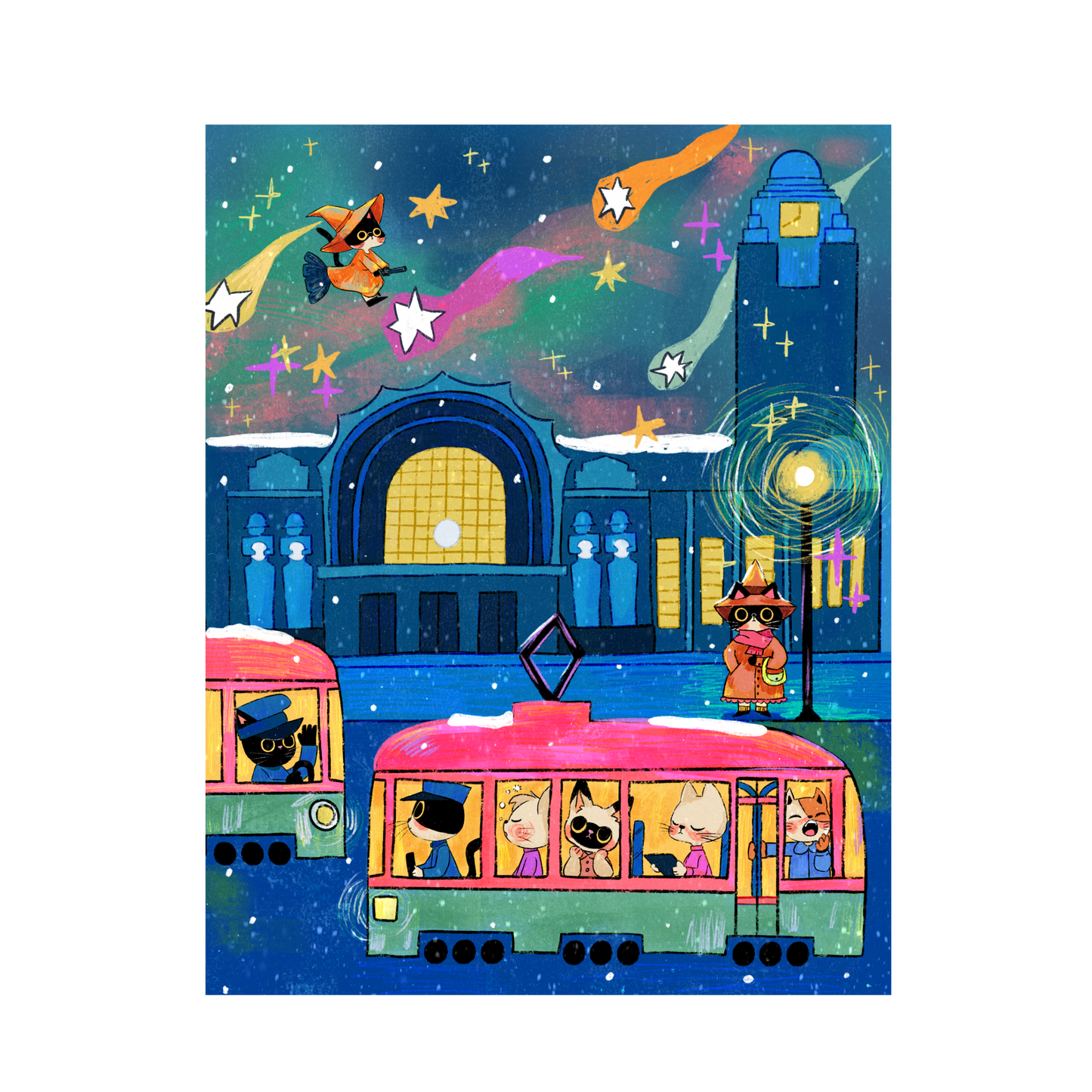 Helsingin Päärautatieasema Art Print