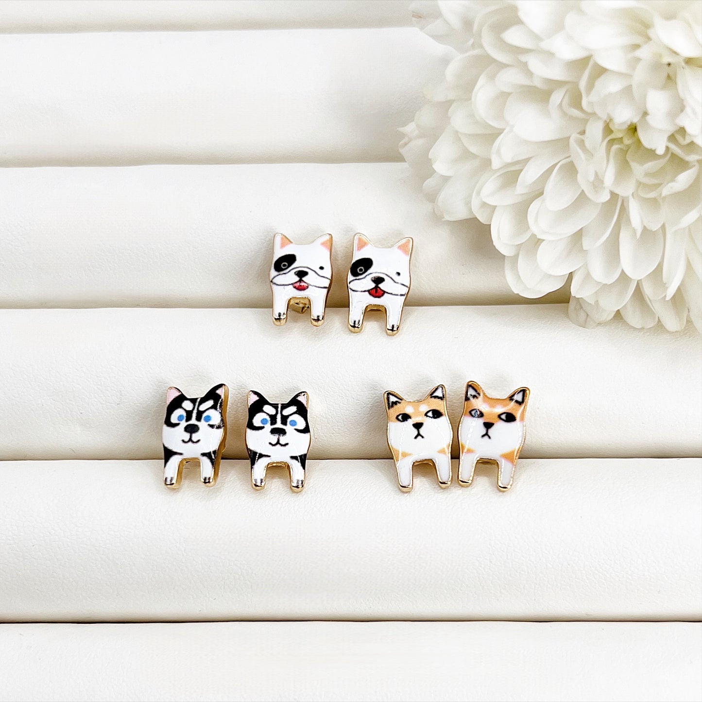 Tiny Puppy Love Earrings