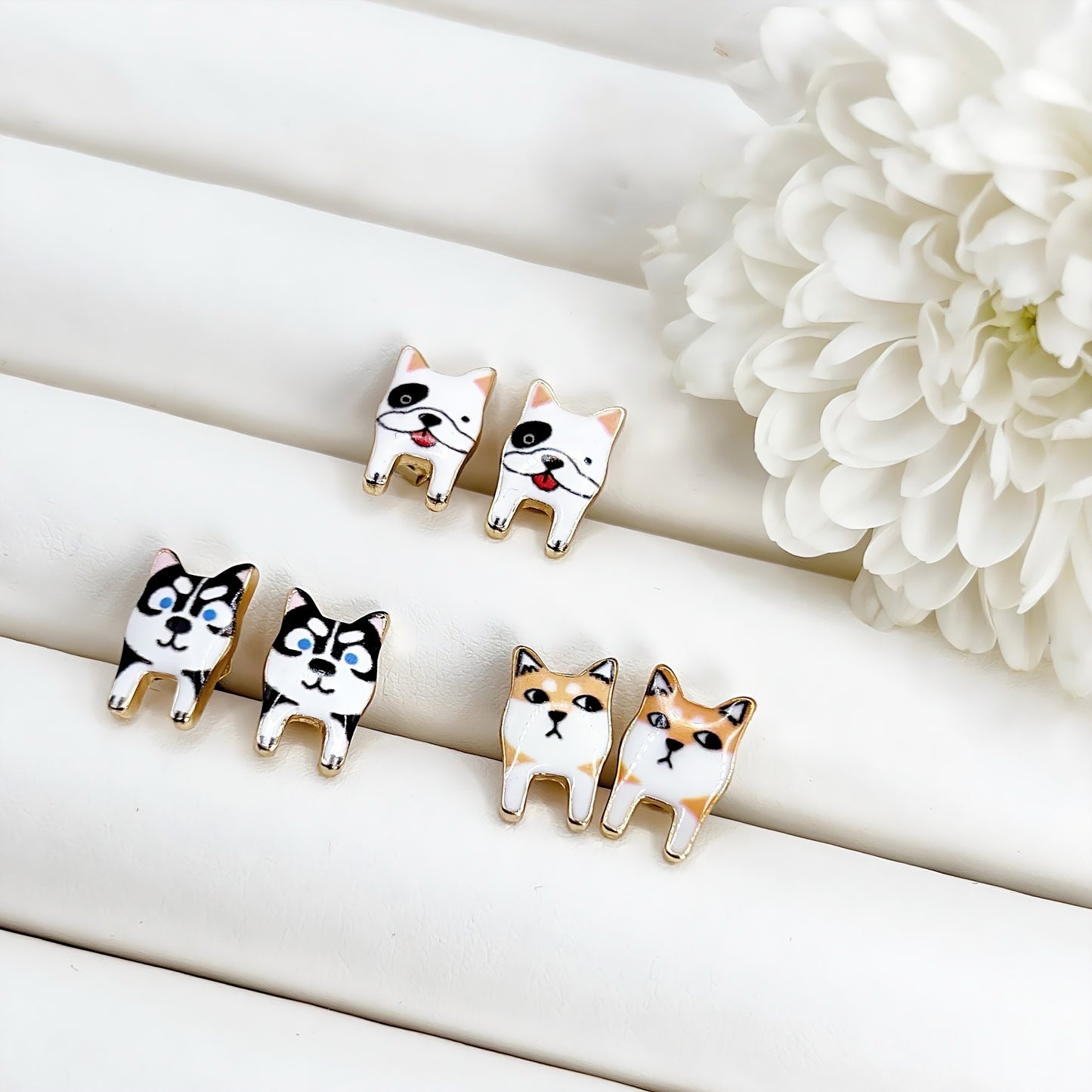 Tiny Puppy Love Earrings