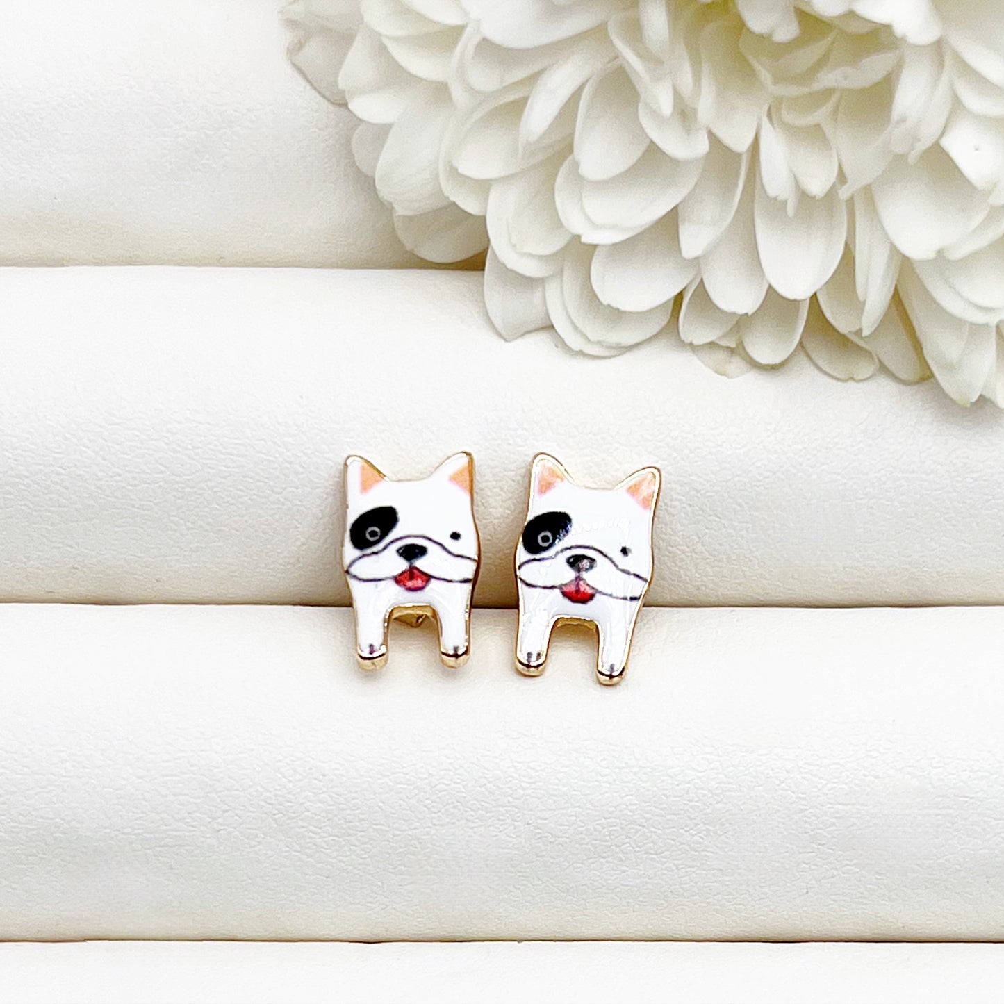 Tiny Puppy Love Earrings